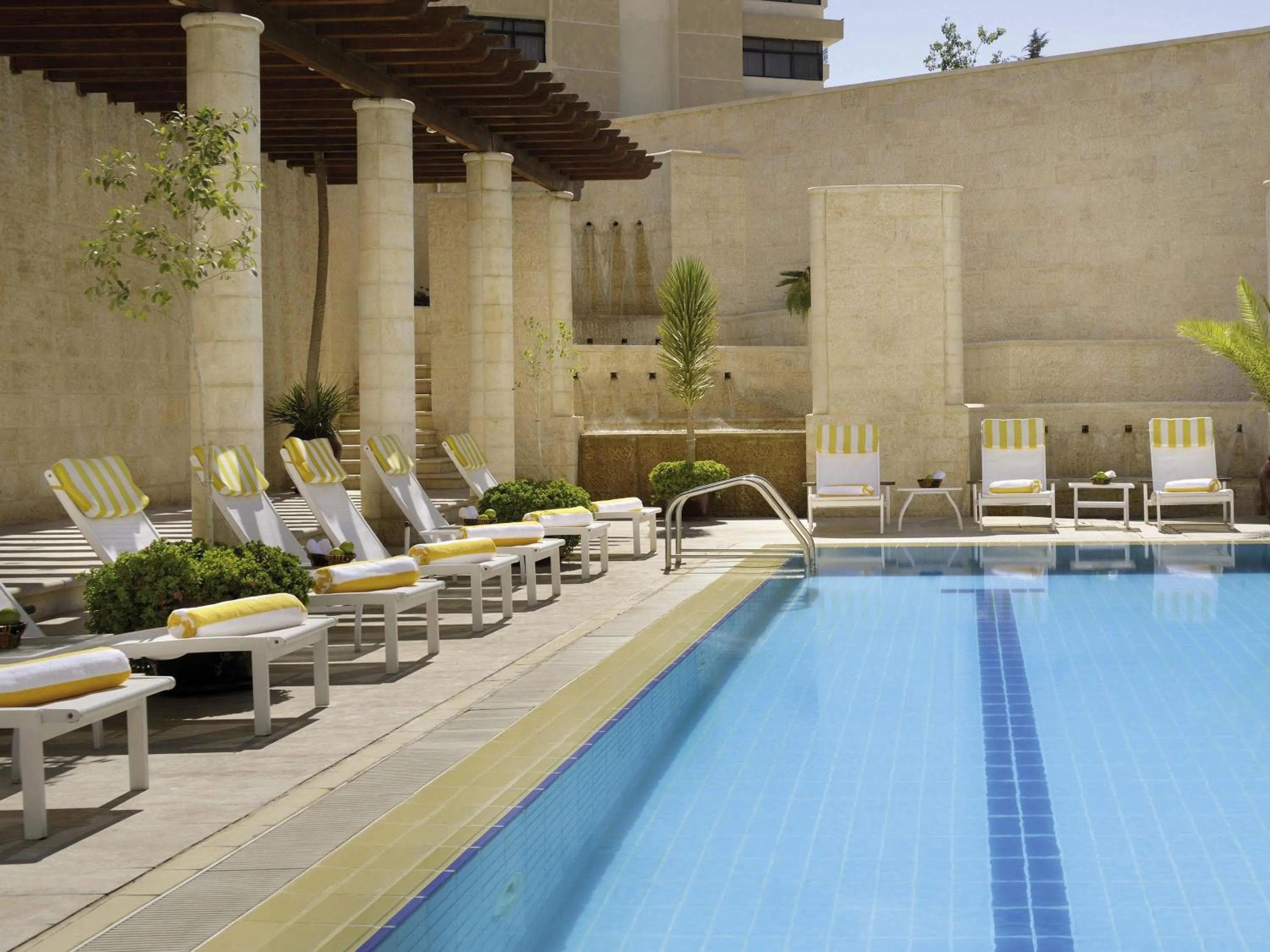 Pool view in Mövenpick Resort Petra