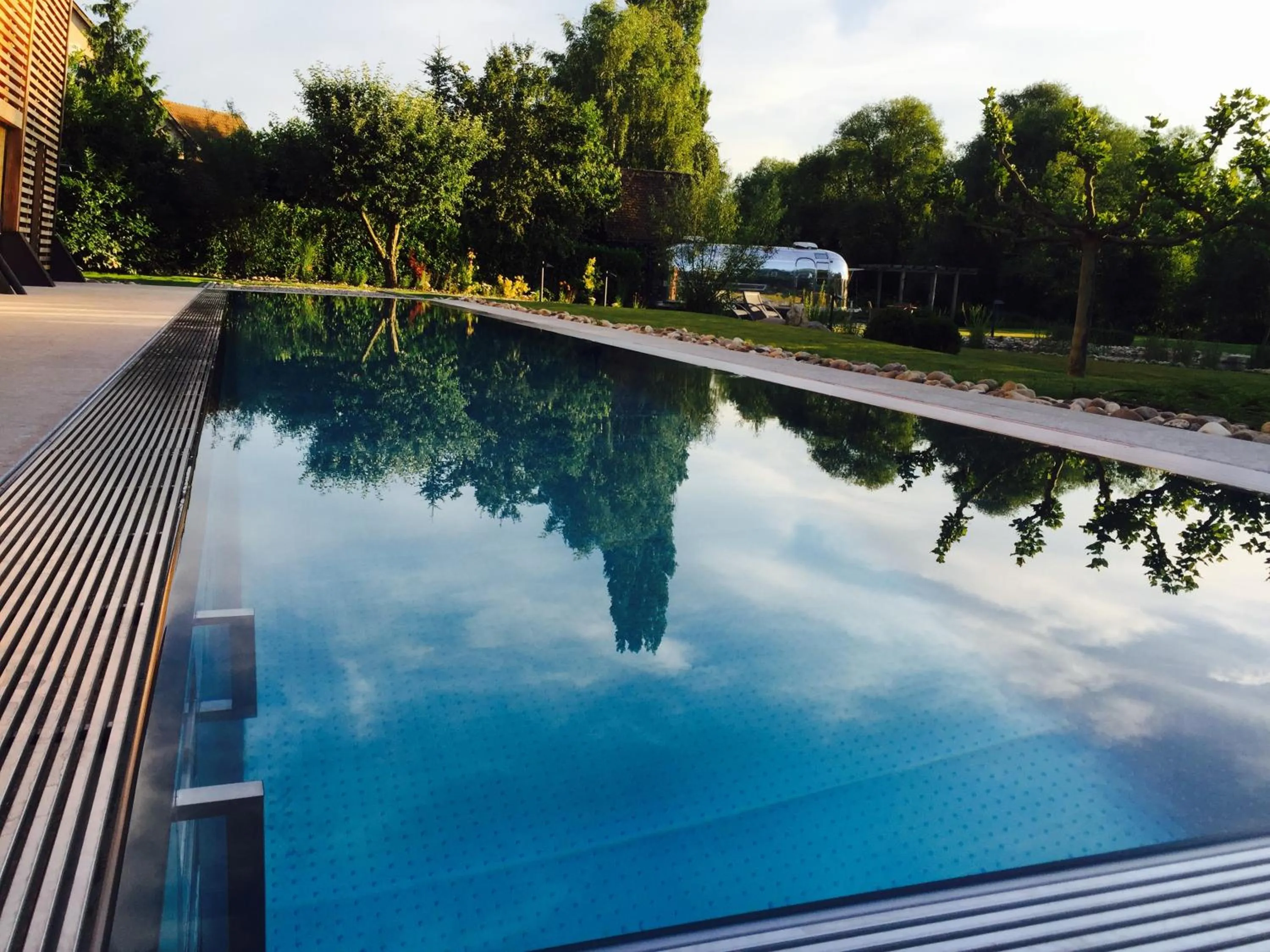 Garden view in Hotel des Berges, Restaurant Gastronomique & Spa