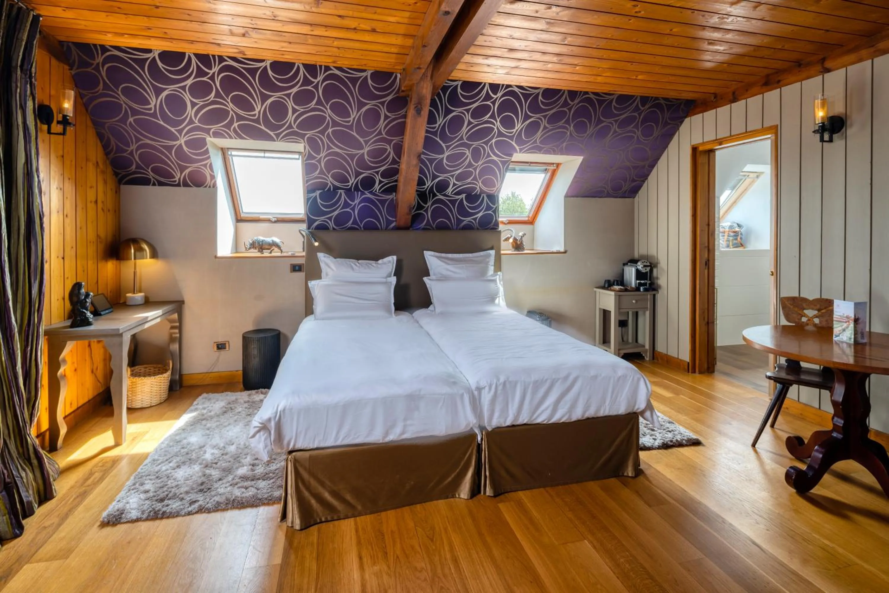 Bed in Hotel des Berges, Restaurant Gastronomique & Spa