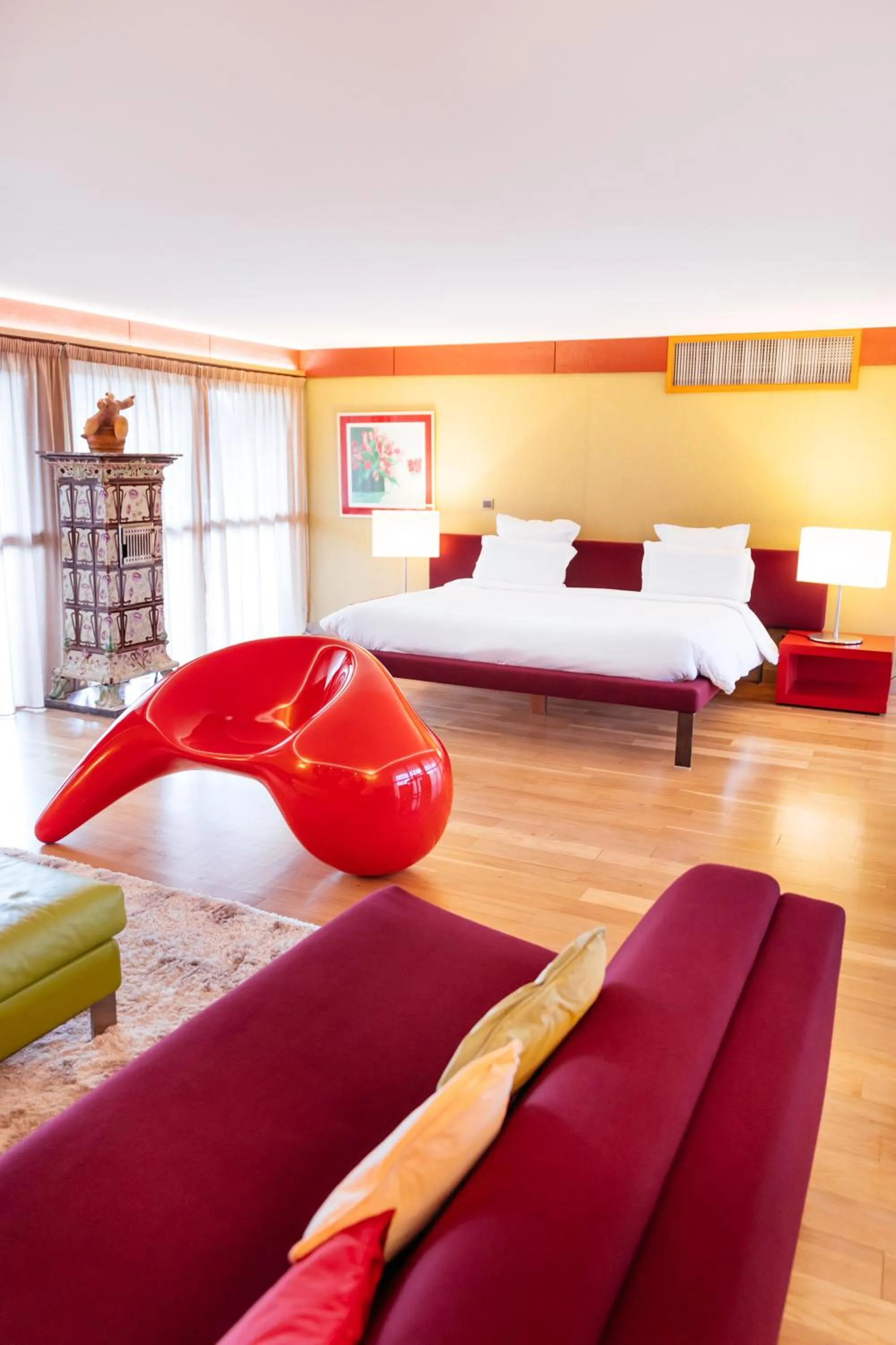 Bed in Hotel des Berges, Restaurant Gastronomique & Spa