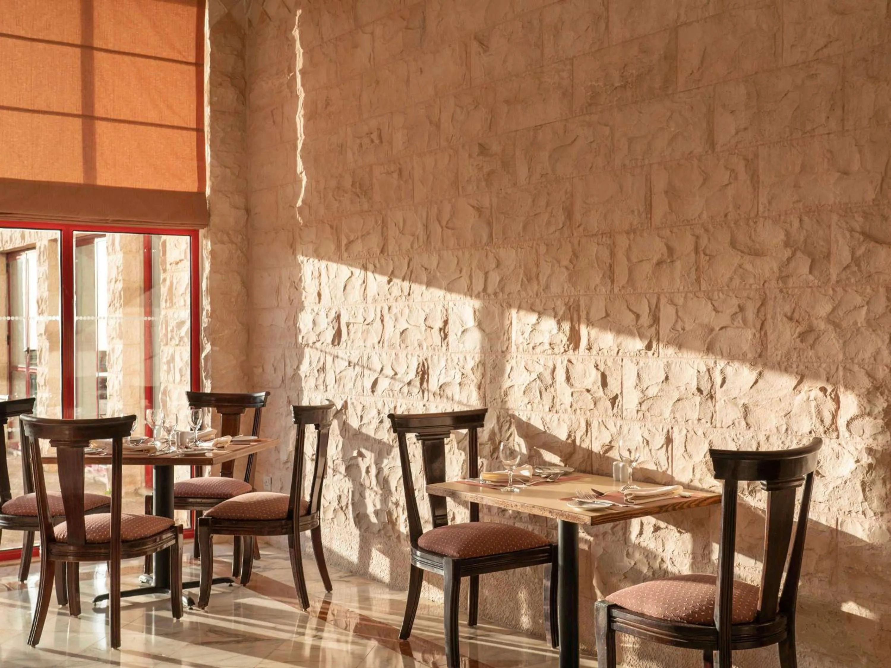 Breakfast in Mövenpick Nabatean Castle Hotel