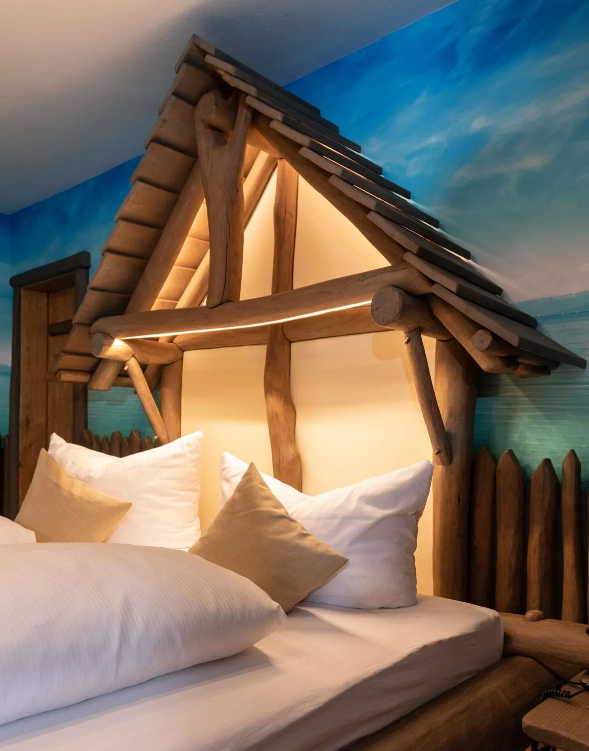 Bed in Landgasthof Paradies