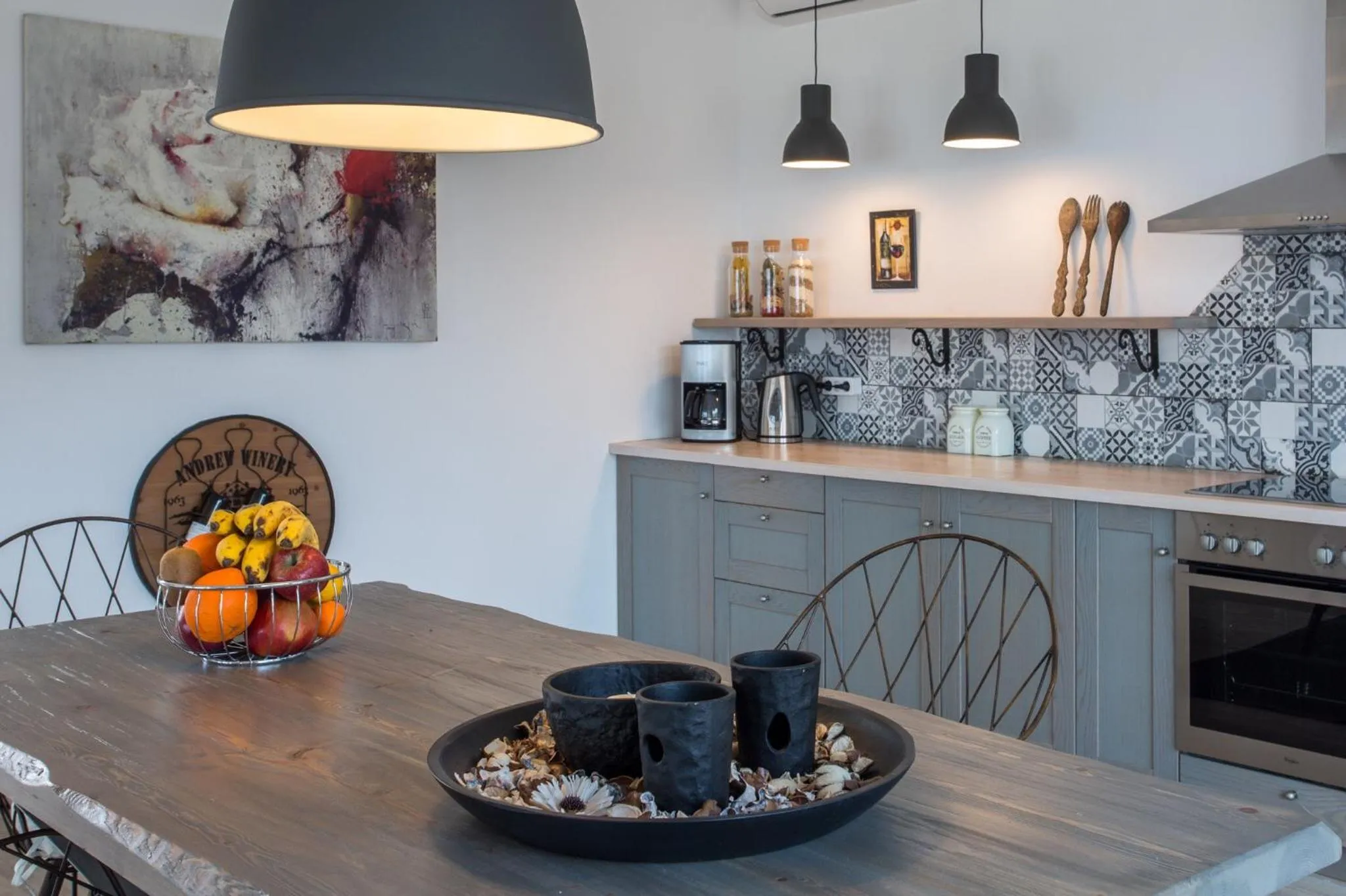 Kitchen or kitchenette in Villa Savvina