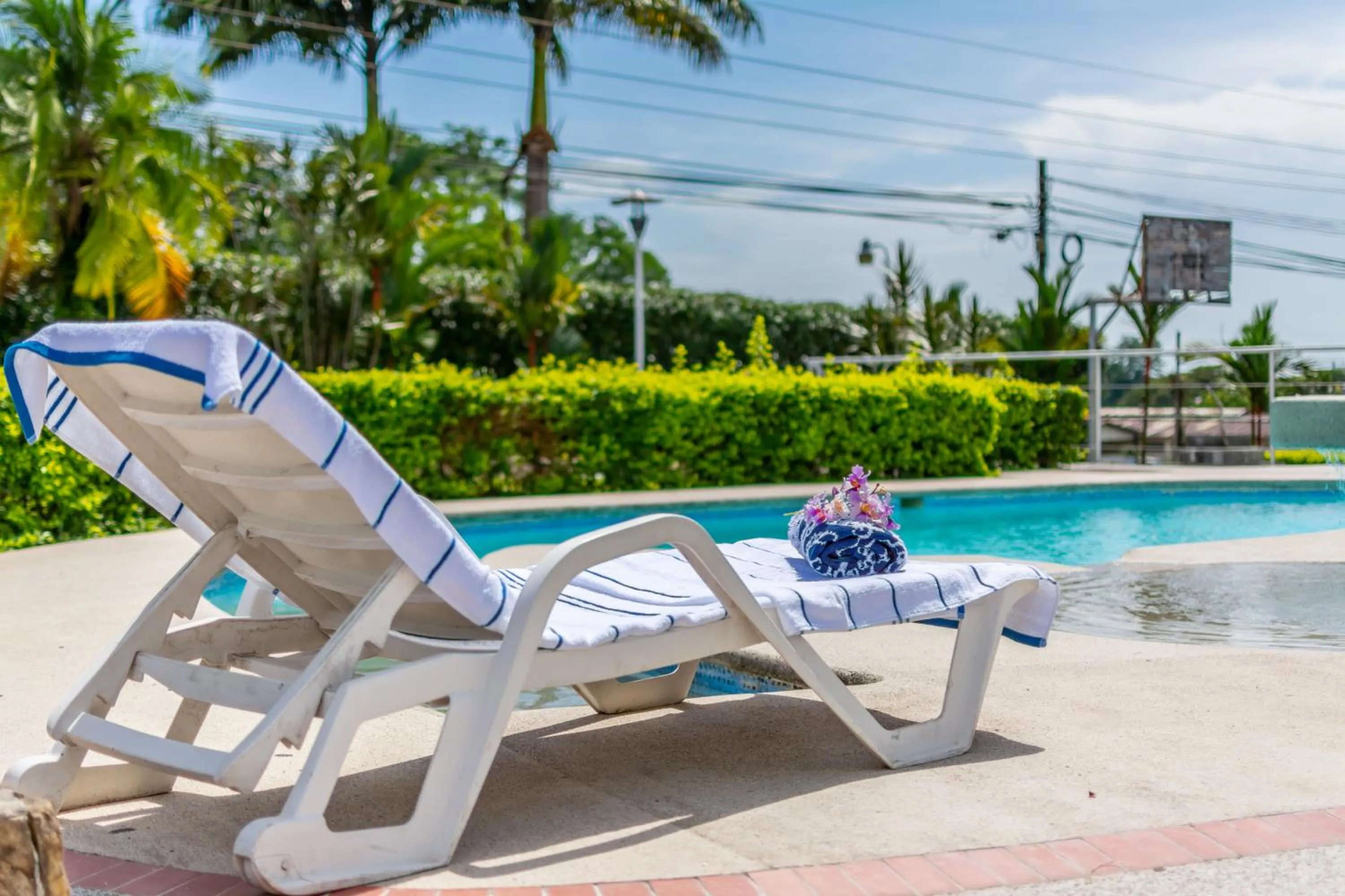 Swimming pool in Hotel Pacuare
