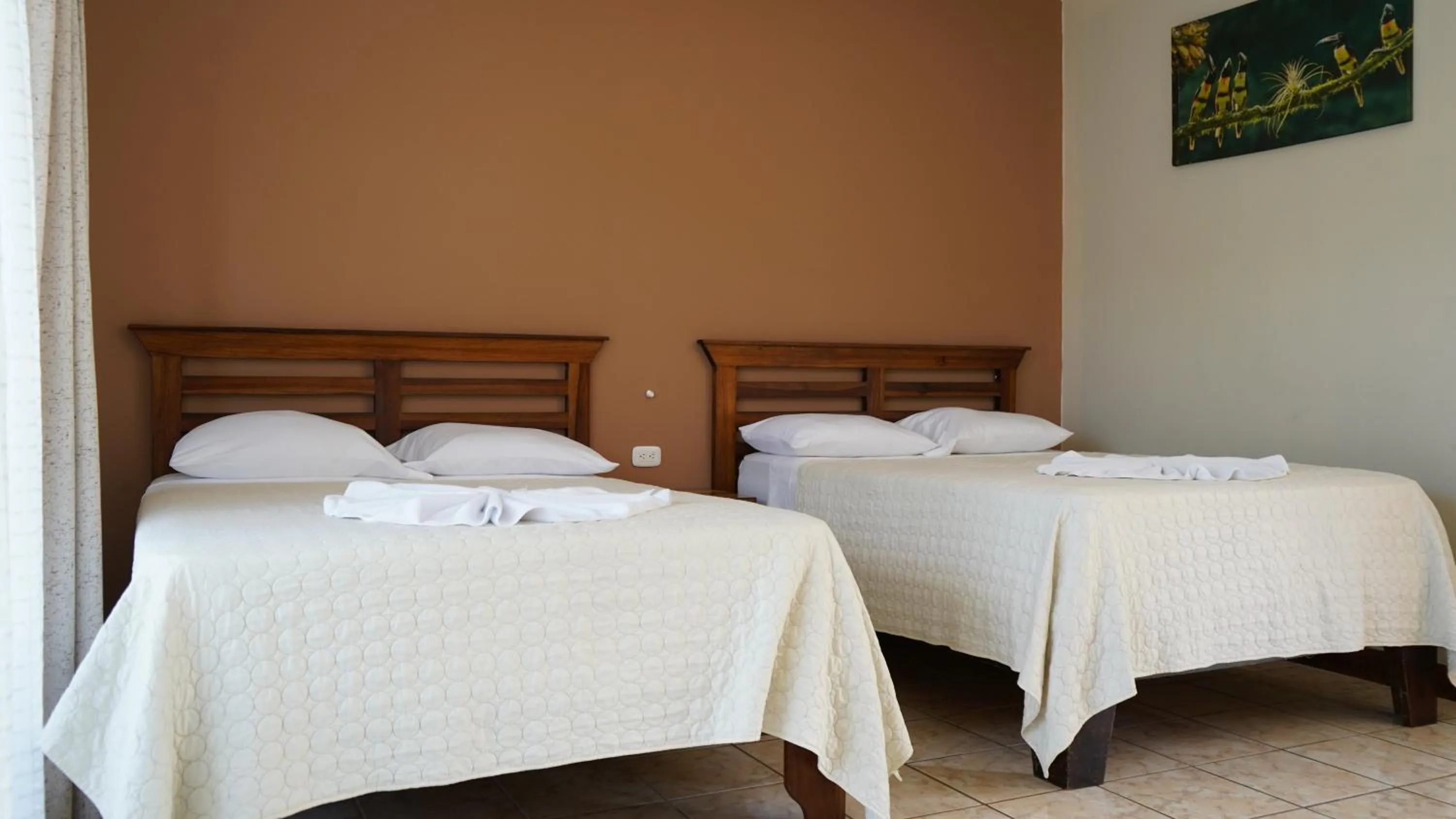 Bed in Hotel Pacuare