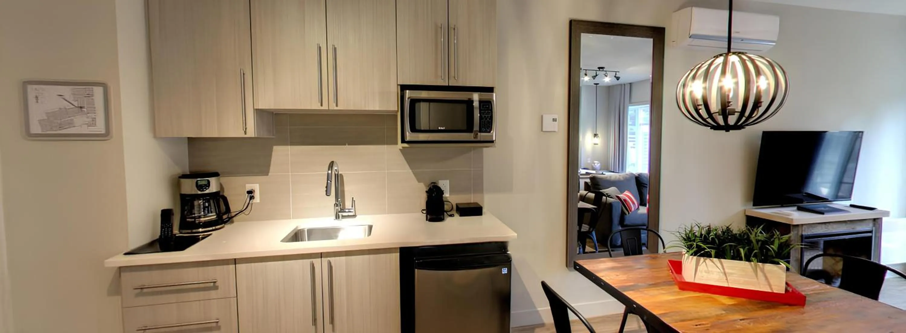 Kitchen or kitchenette in Le Viking Resort