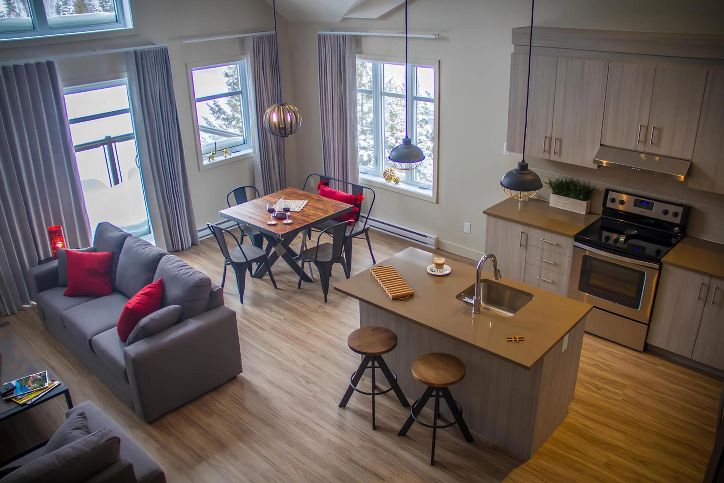 Communal lounge/ TV room in Le Viking Resort