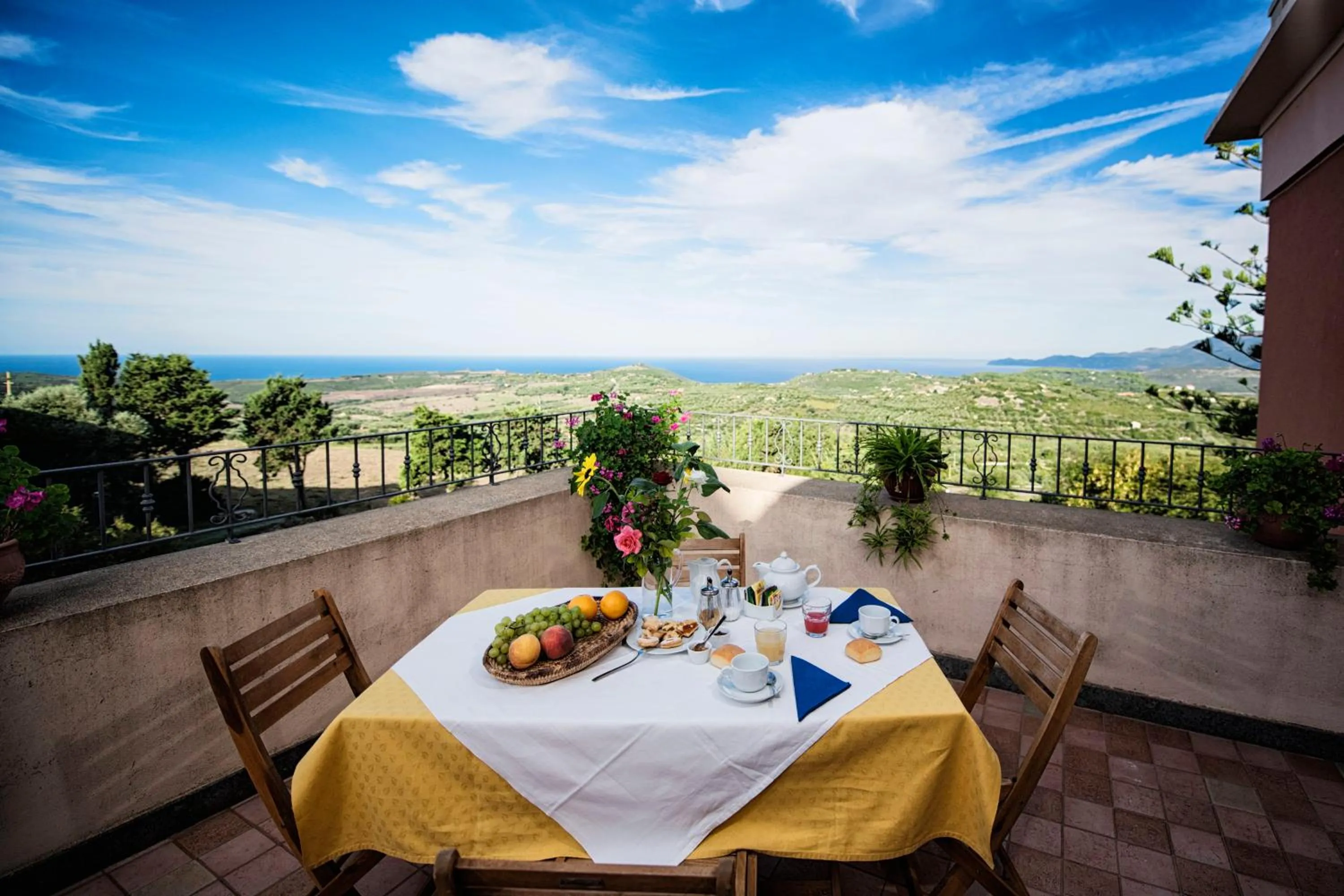 Garden view in Hotel Villa Gli Asfodeli