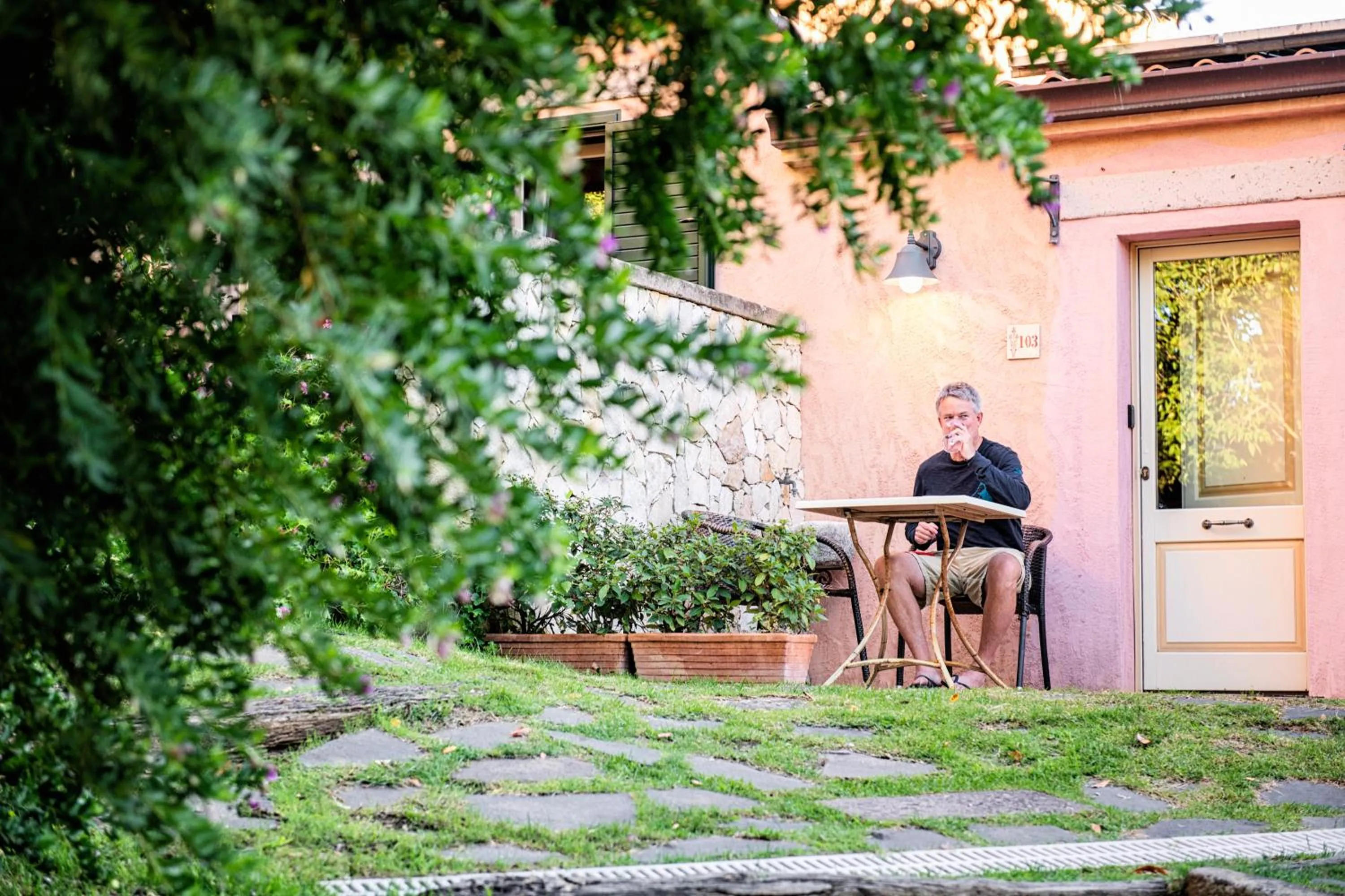 Patio in Hotel Villa Gli Asfodeli