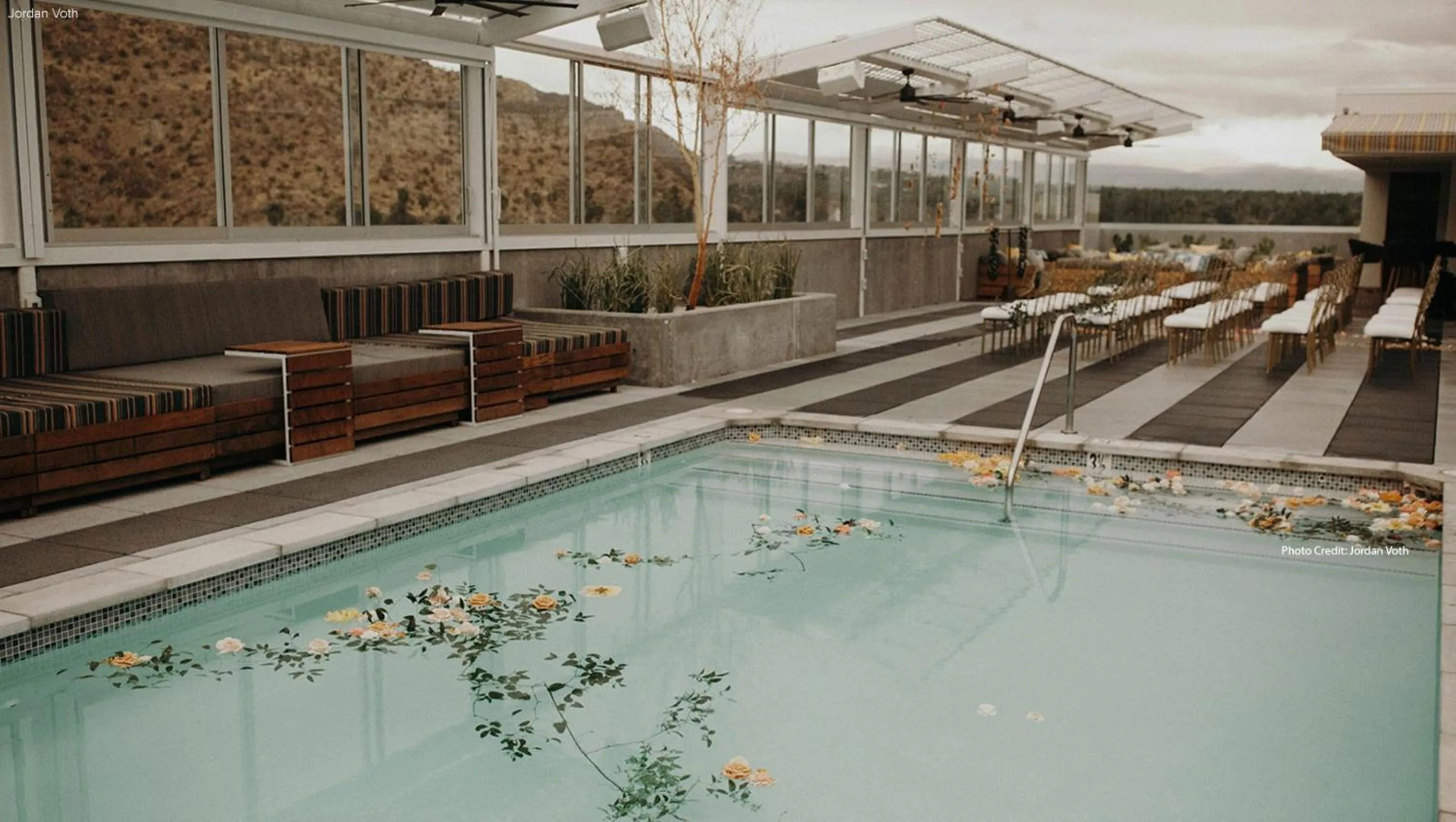 Meeting/conference room in Kimpton Rowan Palm Springs Hotel by IHG