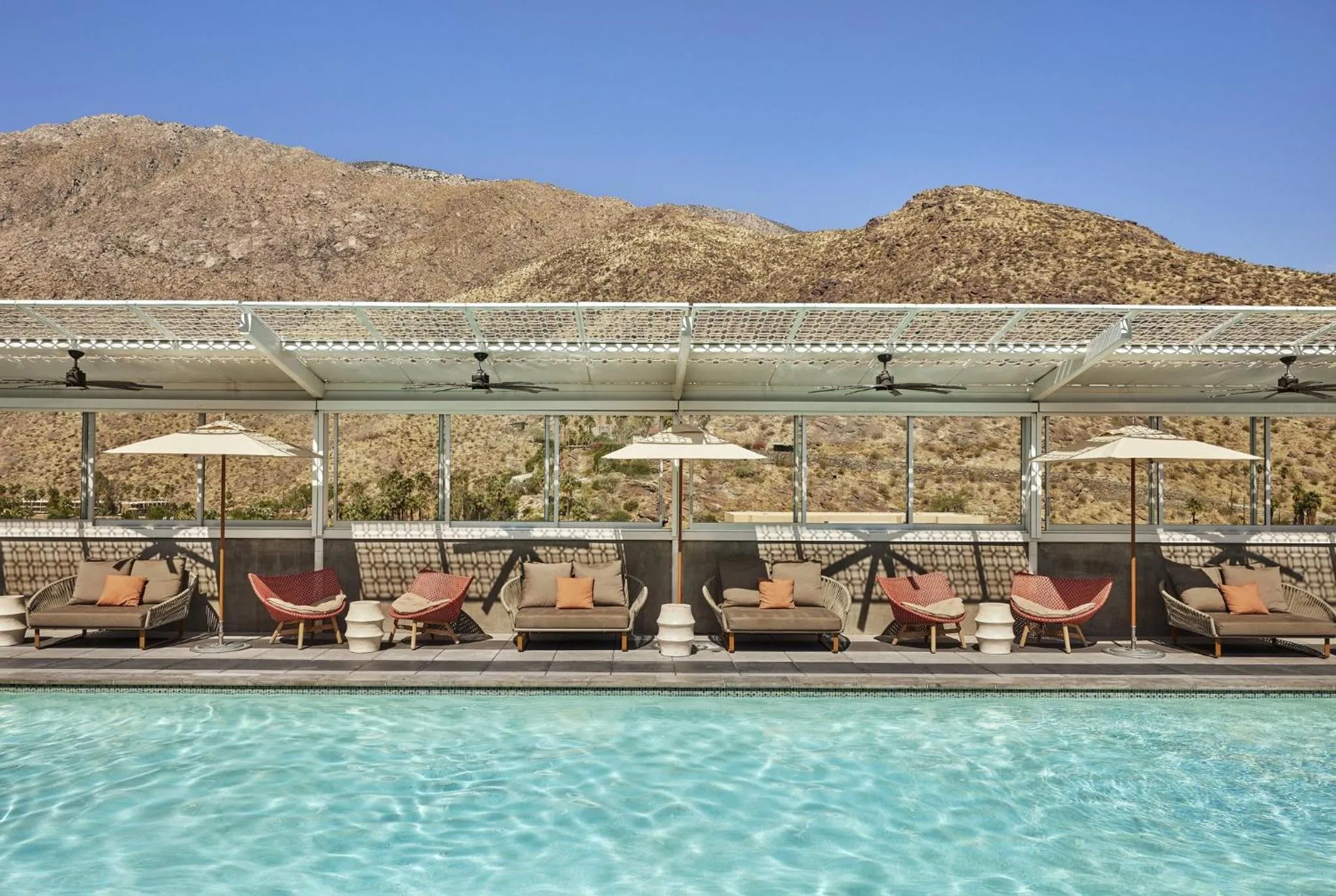 Swimming pool in Kimpton Rowan Palm Springs Hotel by IHG