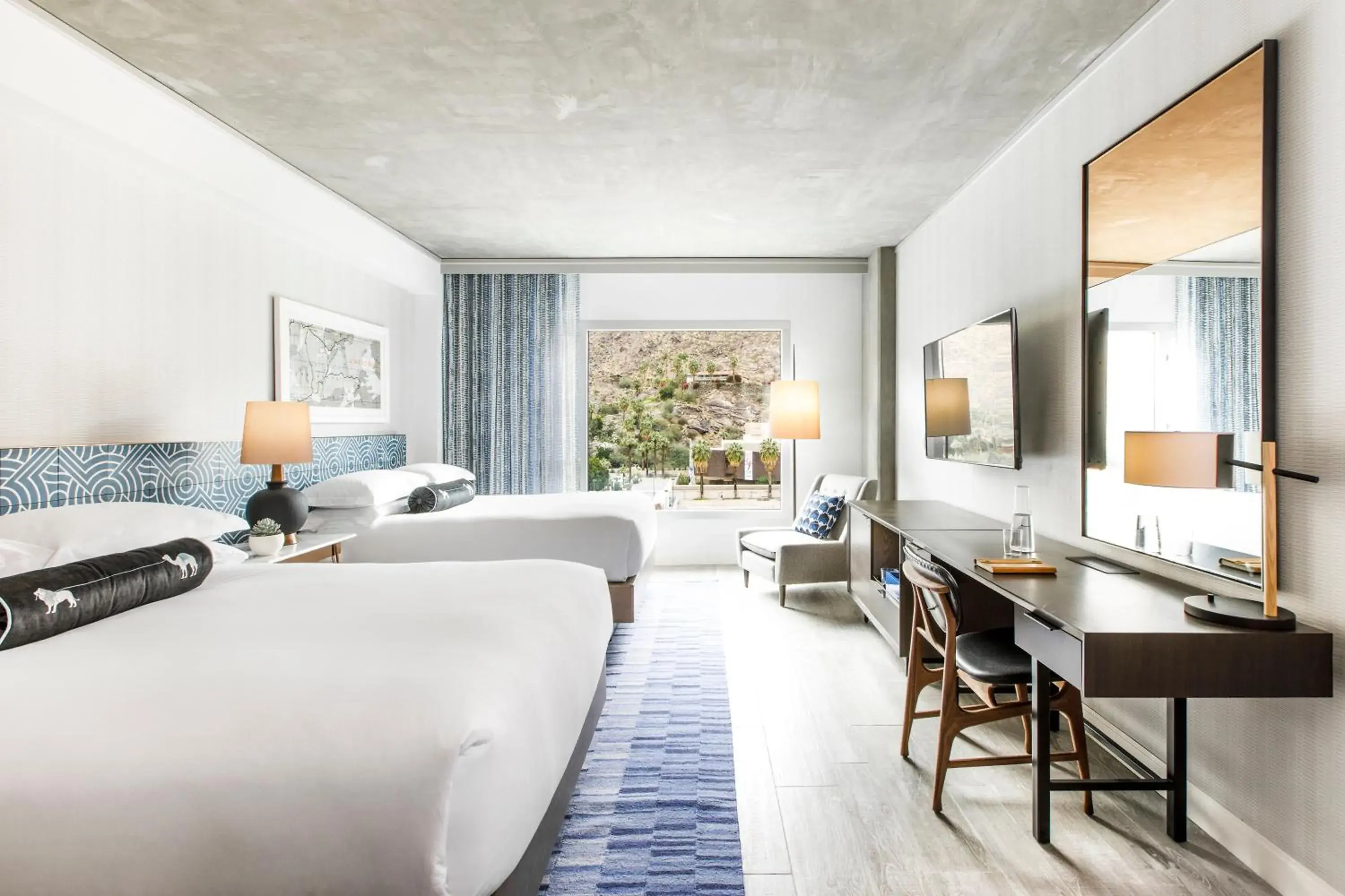 Standard Queen Room with Two Queen Beds - Hearing Accessible in Kimpton Rowan Palm Springs Hotel by IHG Standard Queen Room with Two Queen Beds - Hearing Accessible in Kimpton Rowan Palm Springs Hotel by IHG
