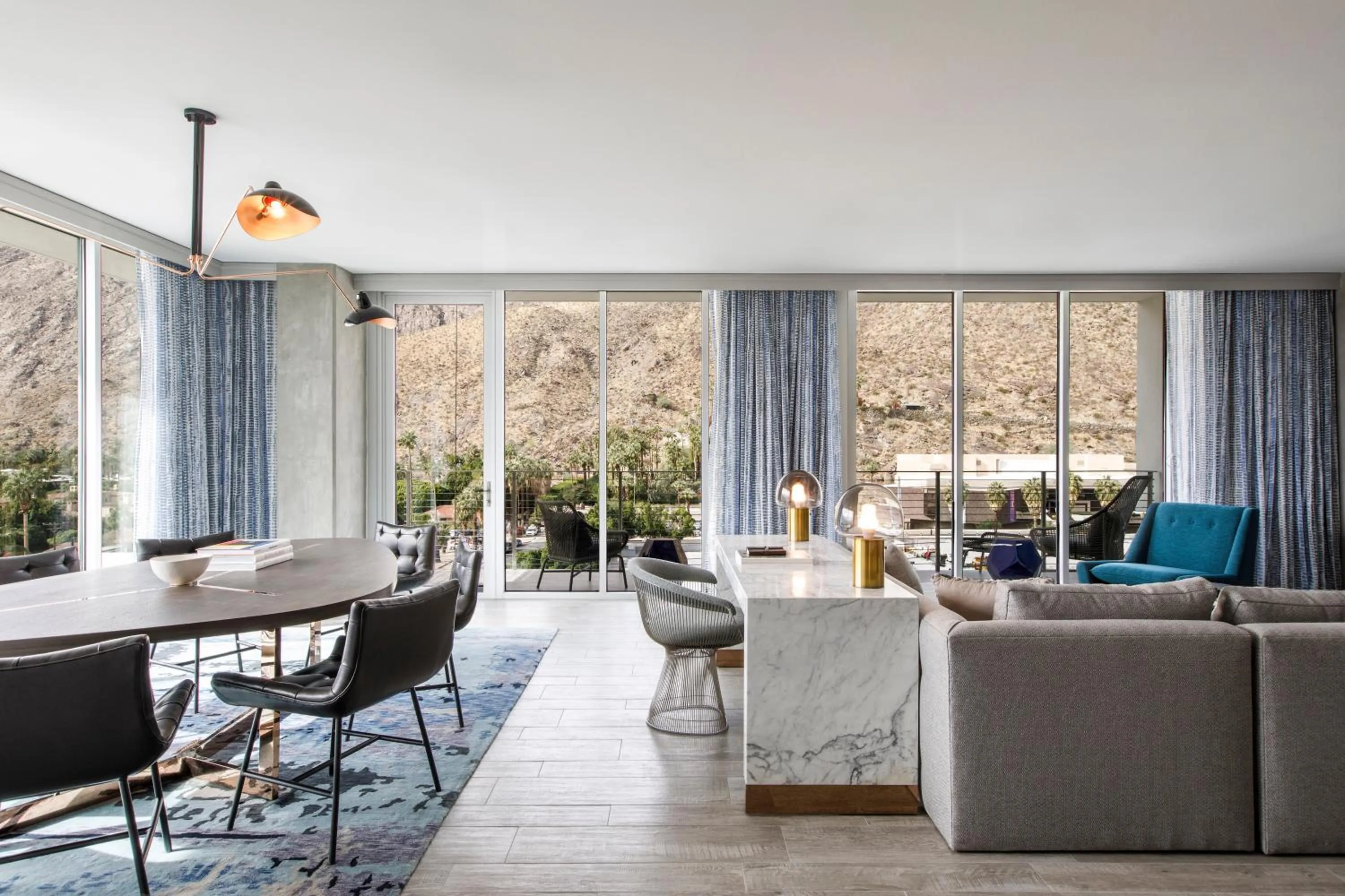 Bedroom in Kimpton Rowan Palm Springs Hotel by IHG