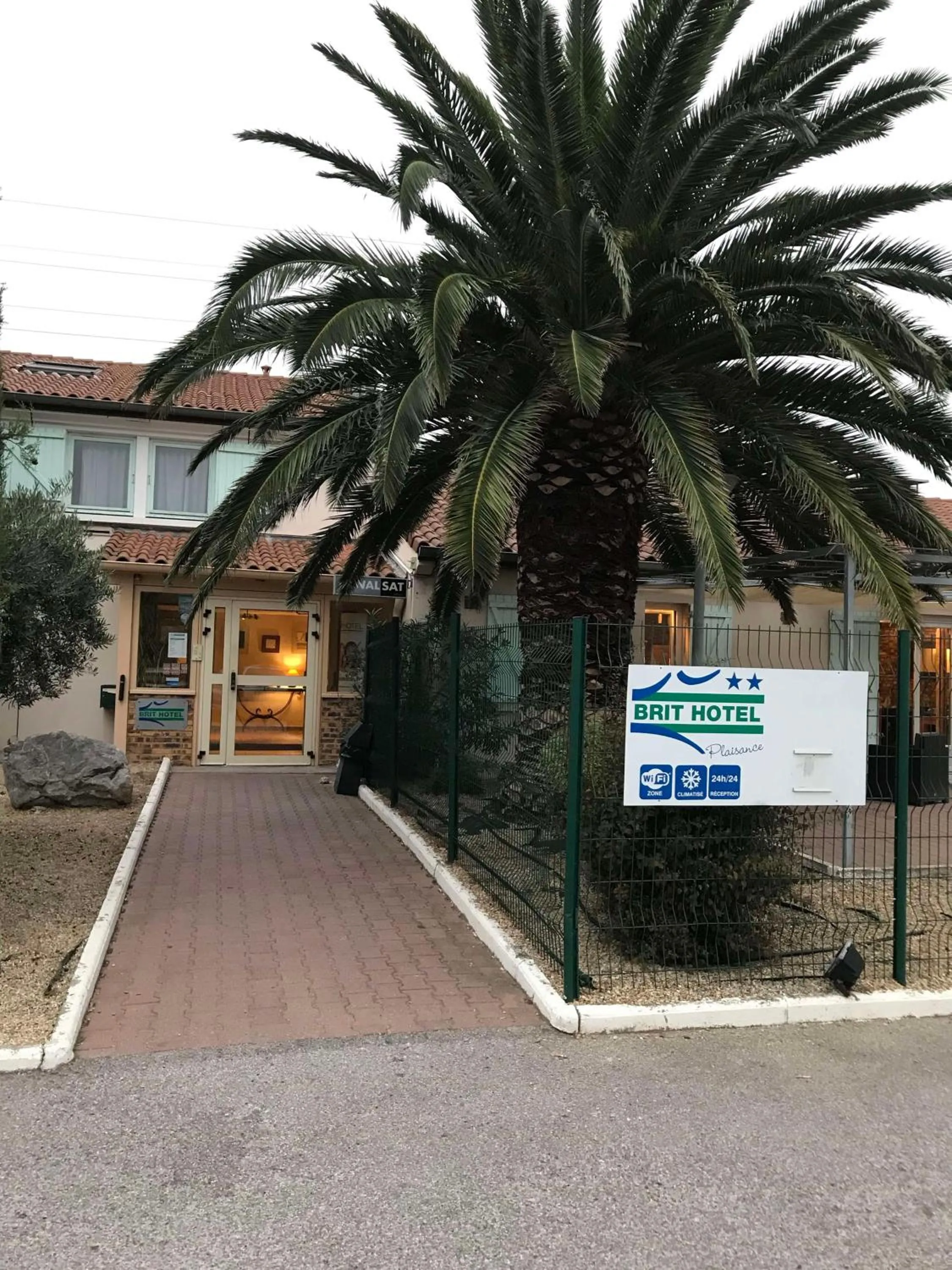 Property building in Brit Hotel Plaisance A9/A61