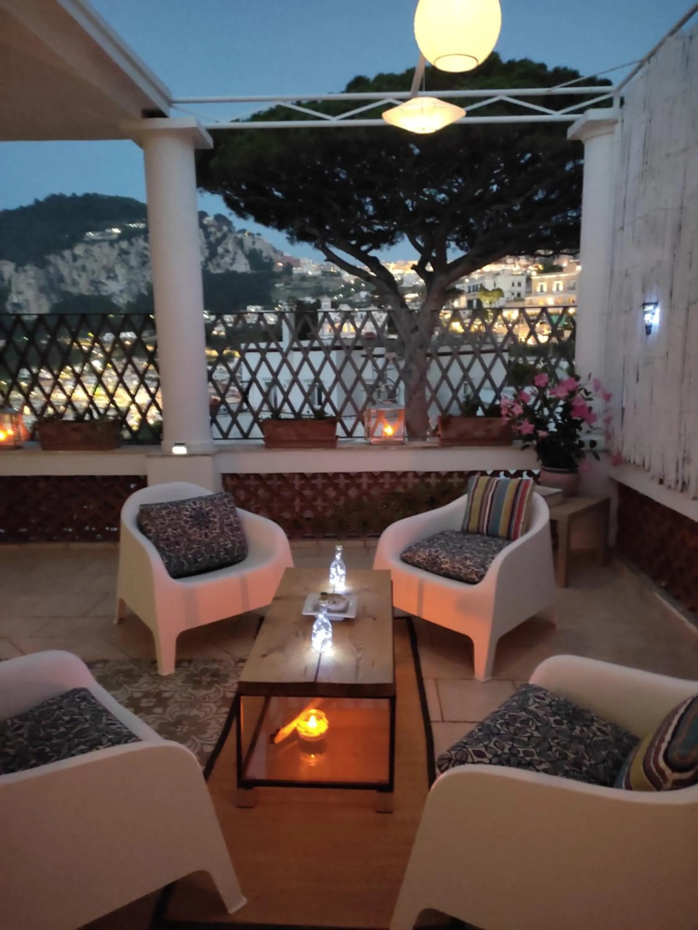 Patio in B&B Punta Vivara