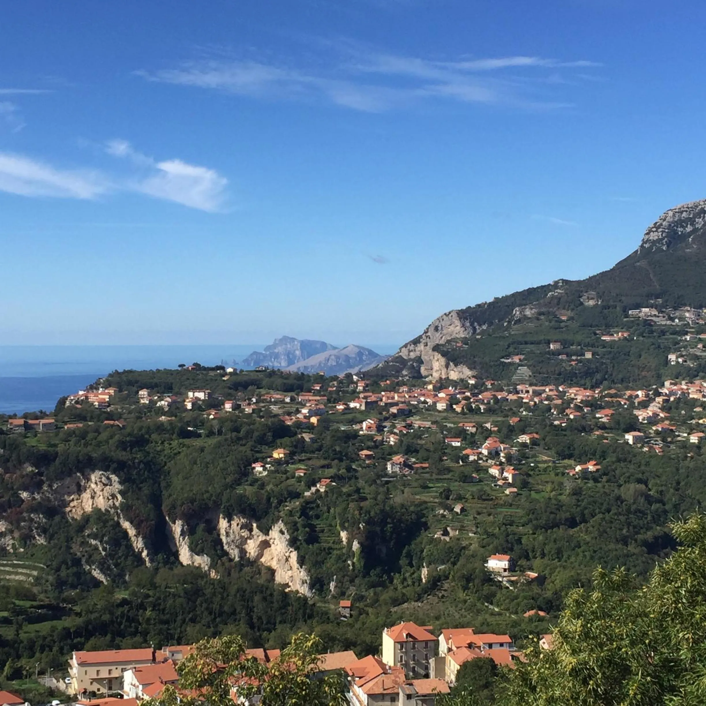 Sea view in B&B Villa Reginella