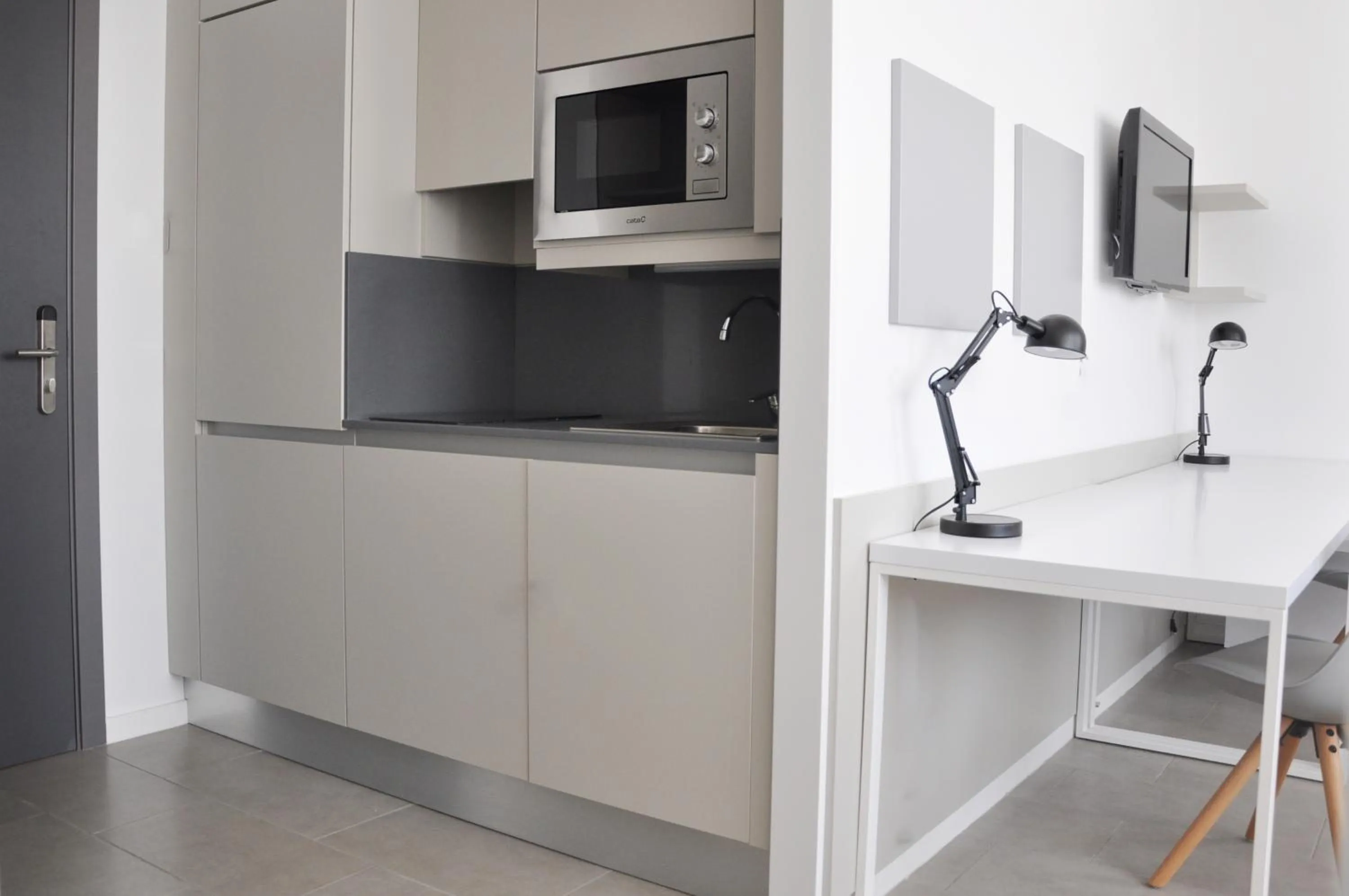Kitchen or kitchenette in Residencia Universitaria Resa Tarragona Mediterrani