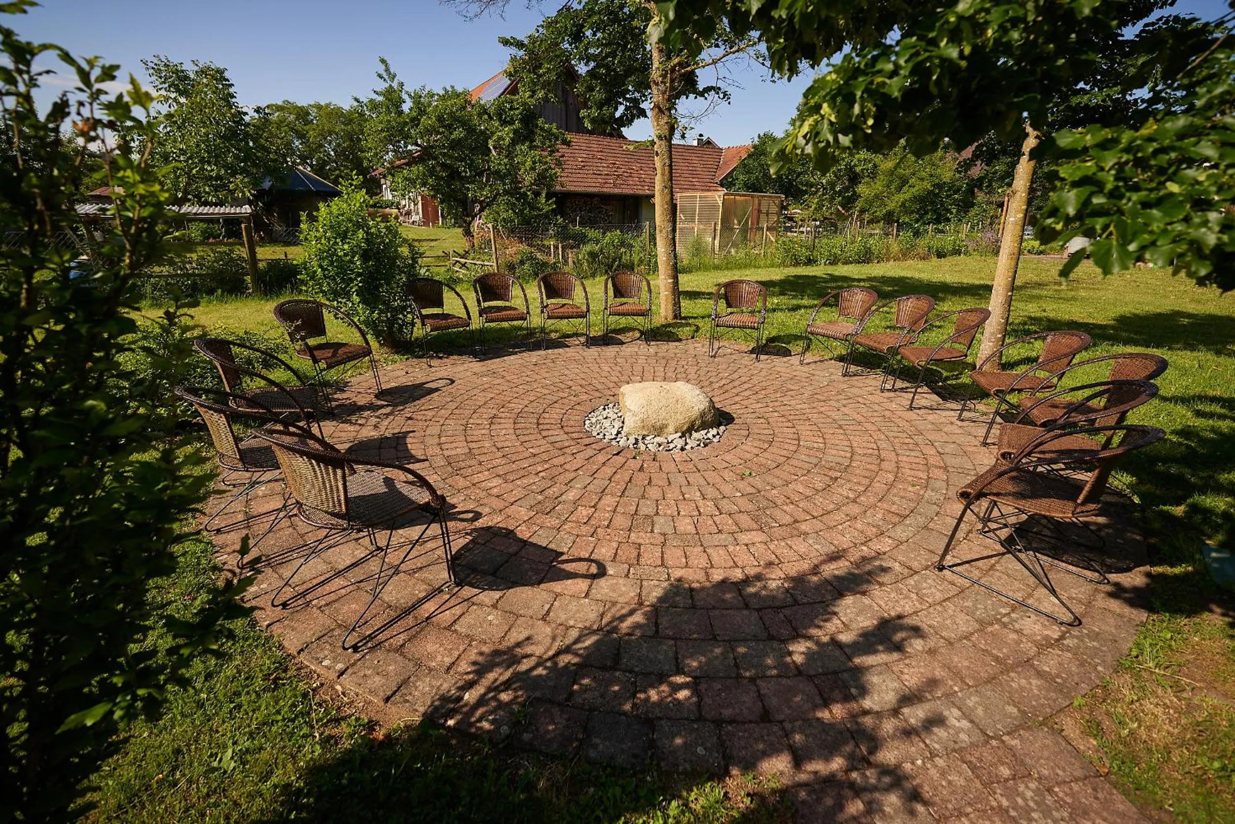 Garden in Gästehaus St Theresia Bodensee