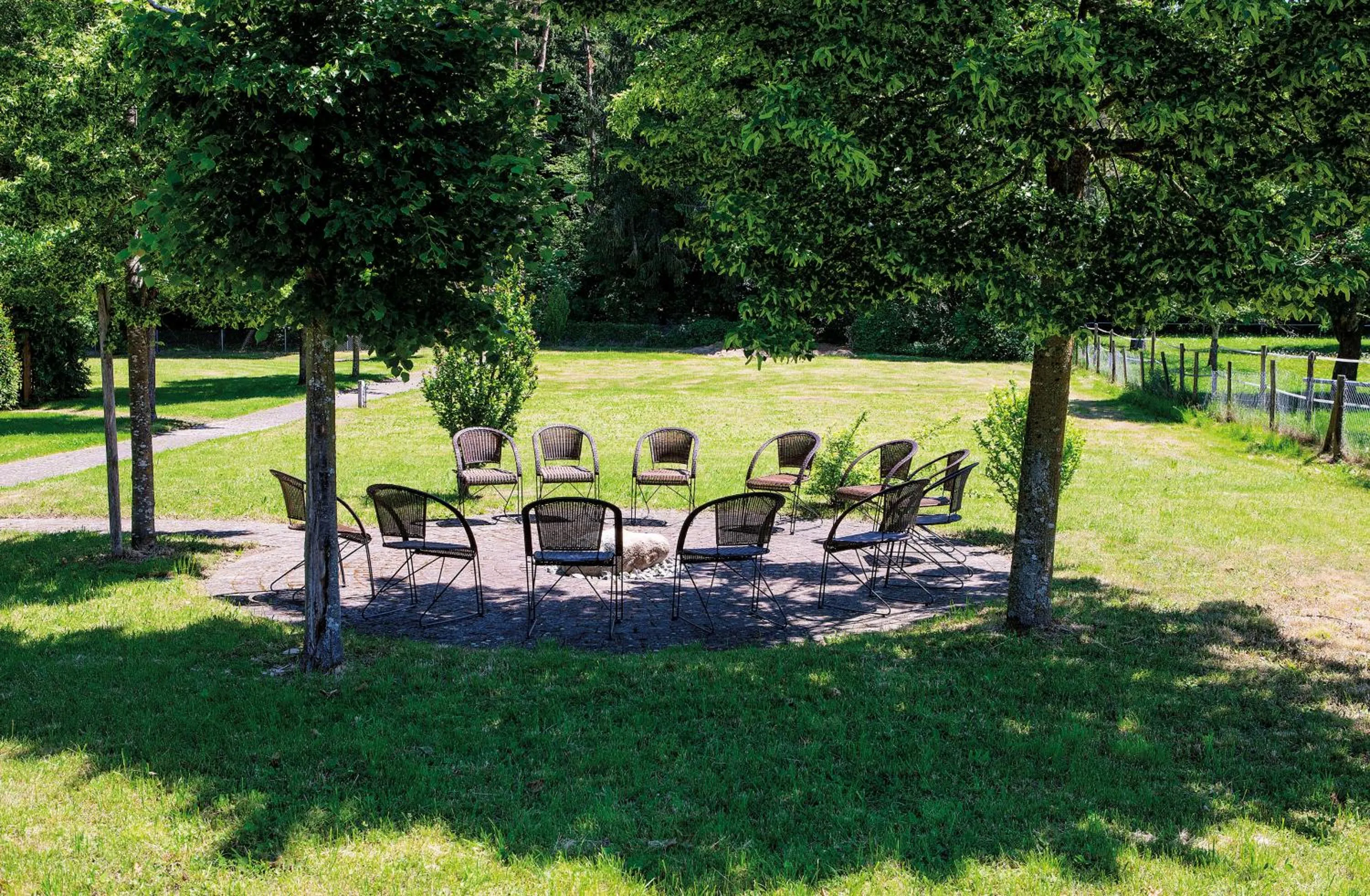Garden in Gästehaus St Theresia Bodensee