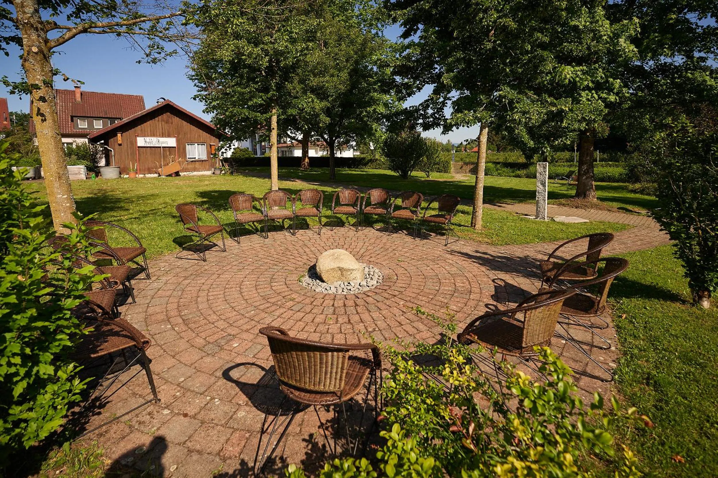 Garden in Gästehaus St Theresia Bodensee