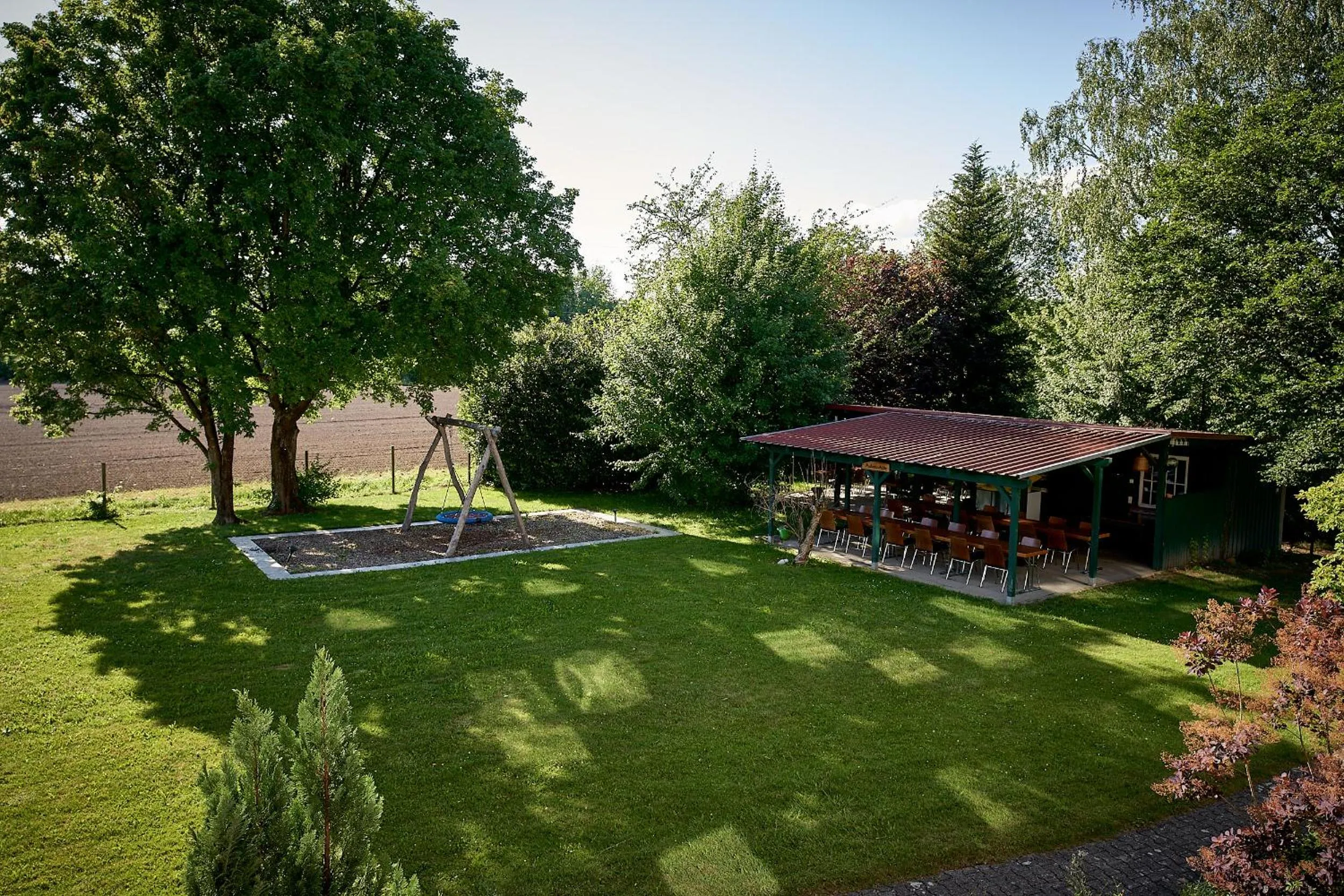 Garden view in Gästehaus St Theresia Bodensee
