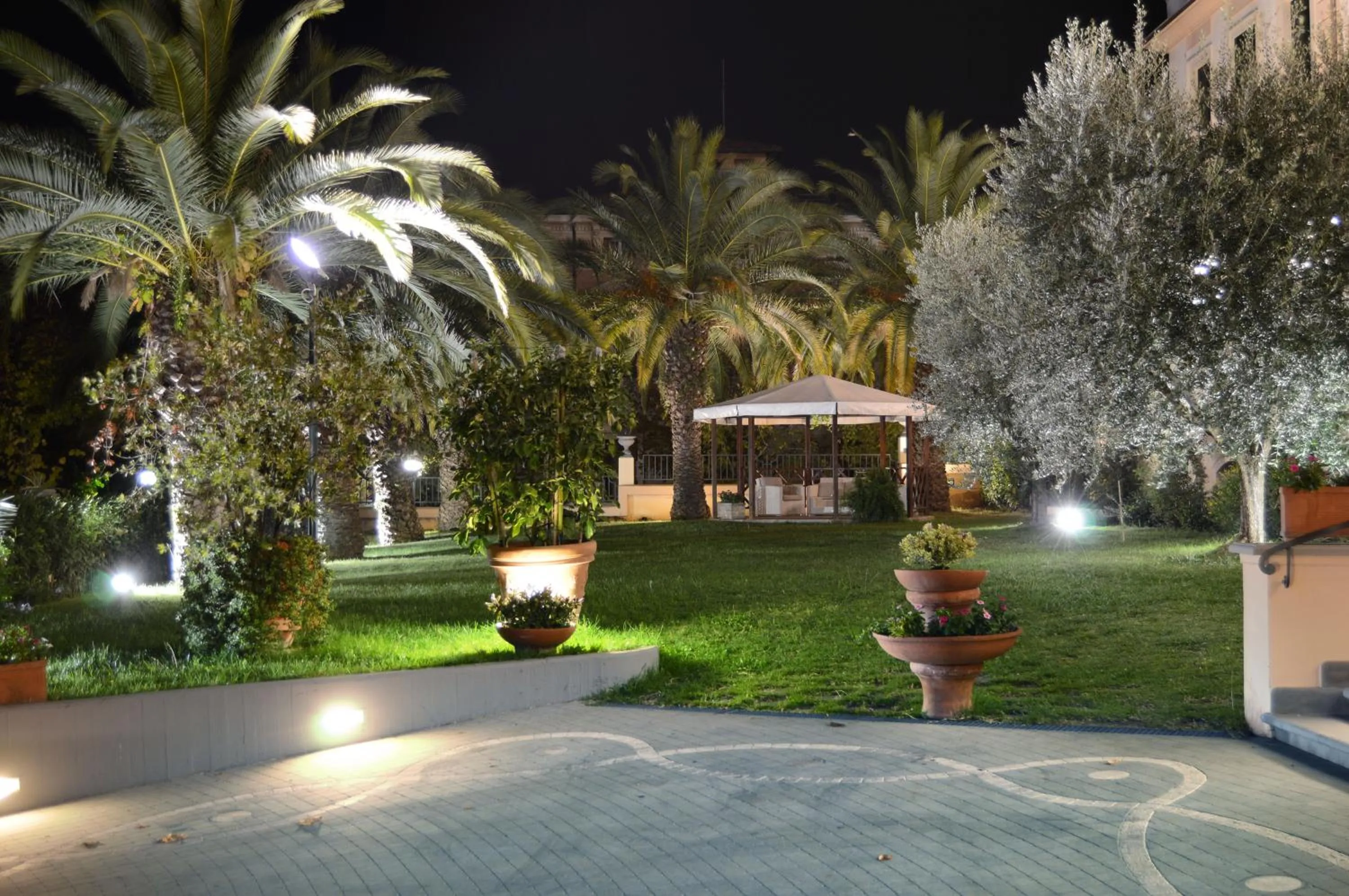 Garden in Grand Hotel Vittoria