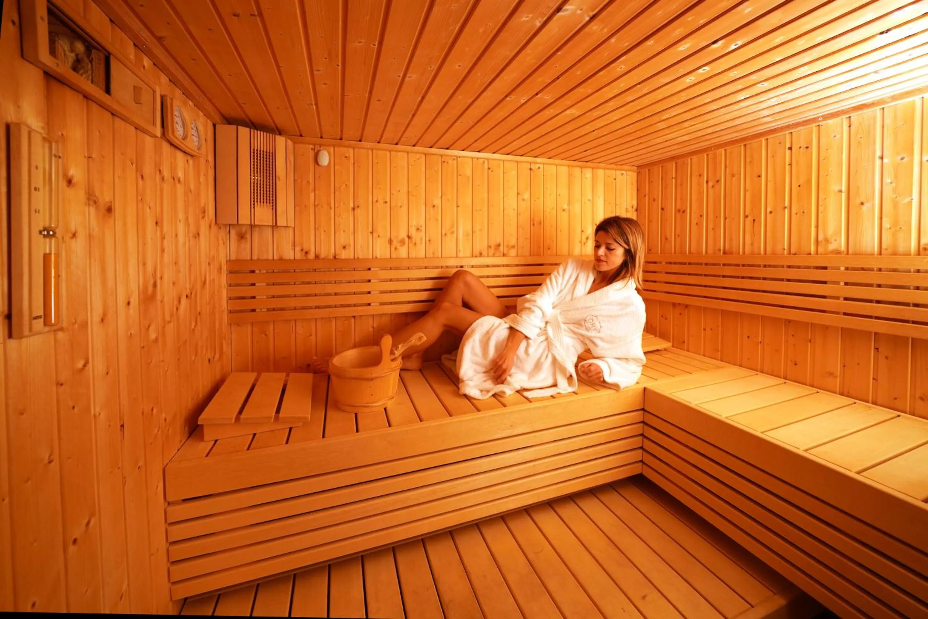 Sauna in Grand Hotel Vittoria
