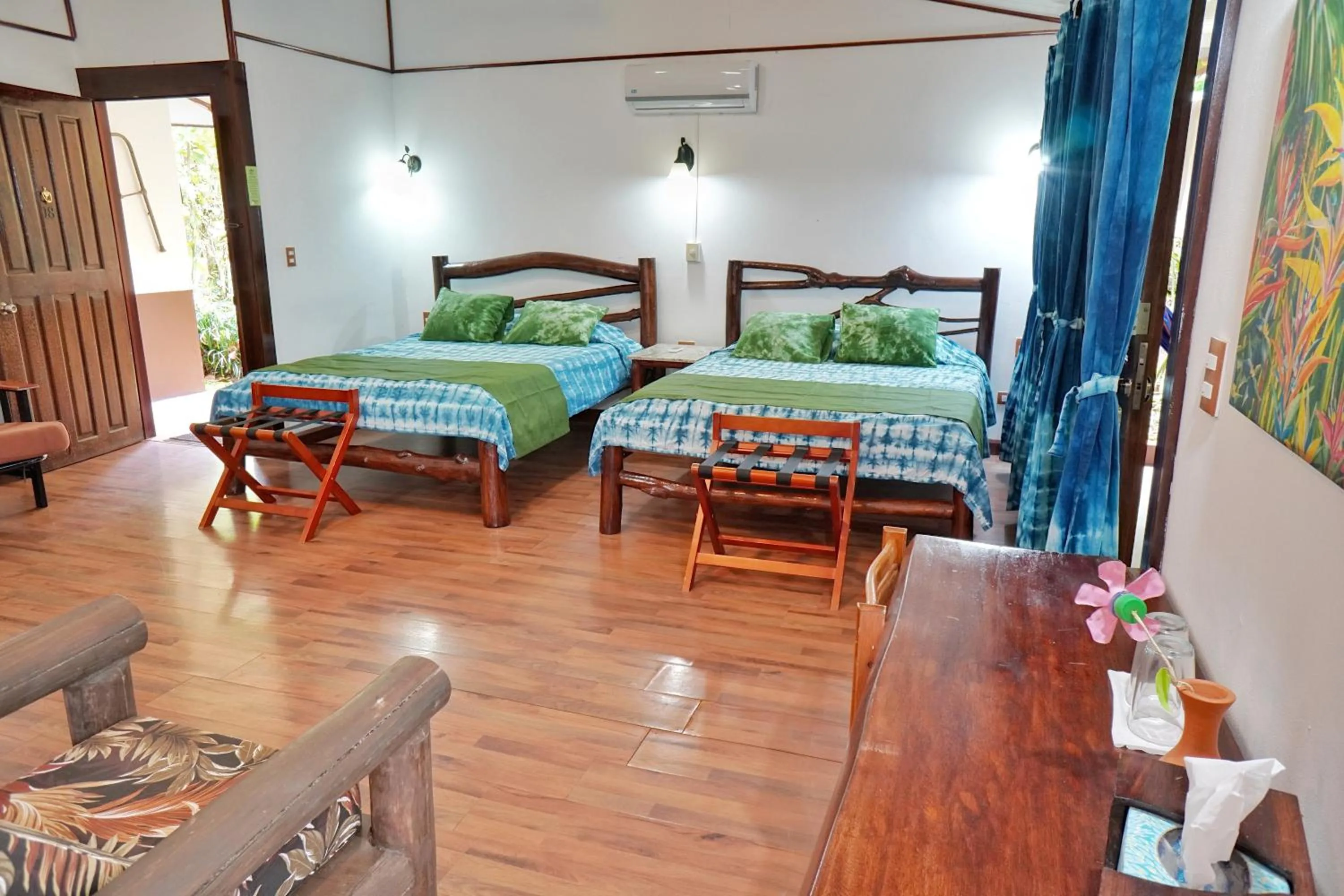 Bed in La Quinta Sarapiqui Lodge