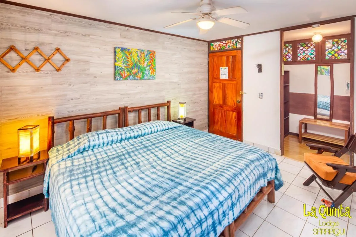 Bed in La Quinta Sarapiqui Lodge