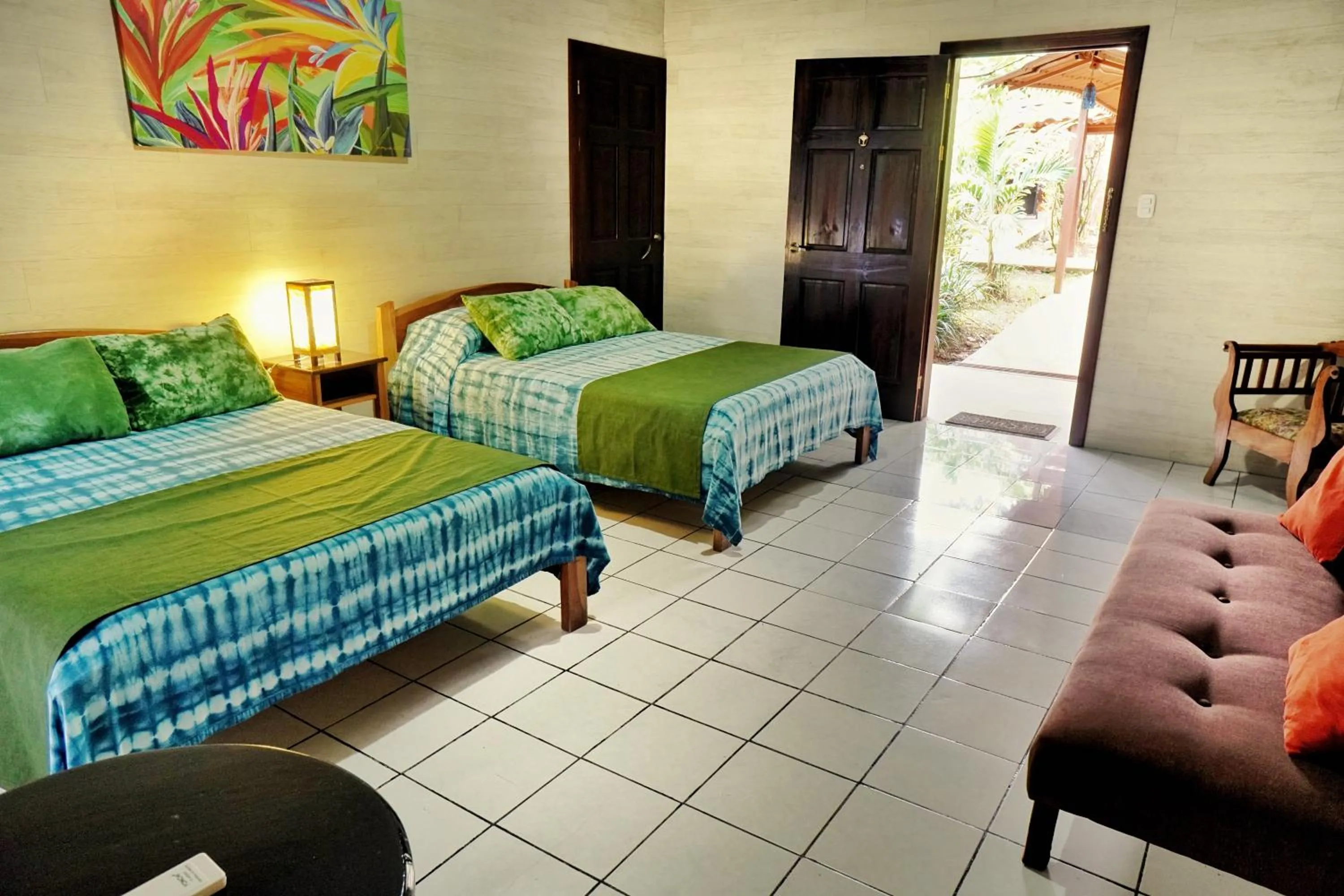 Bed in La Quinta Sarapiqui Lodge