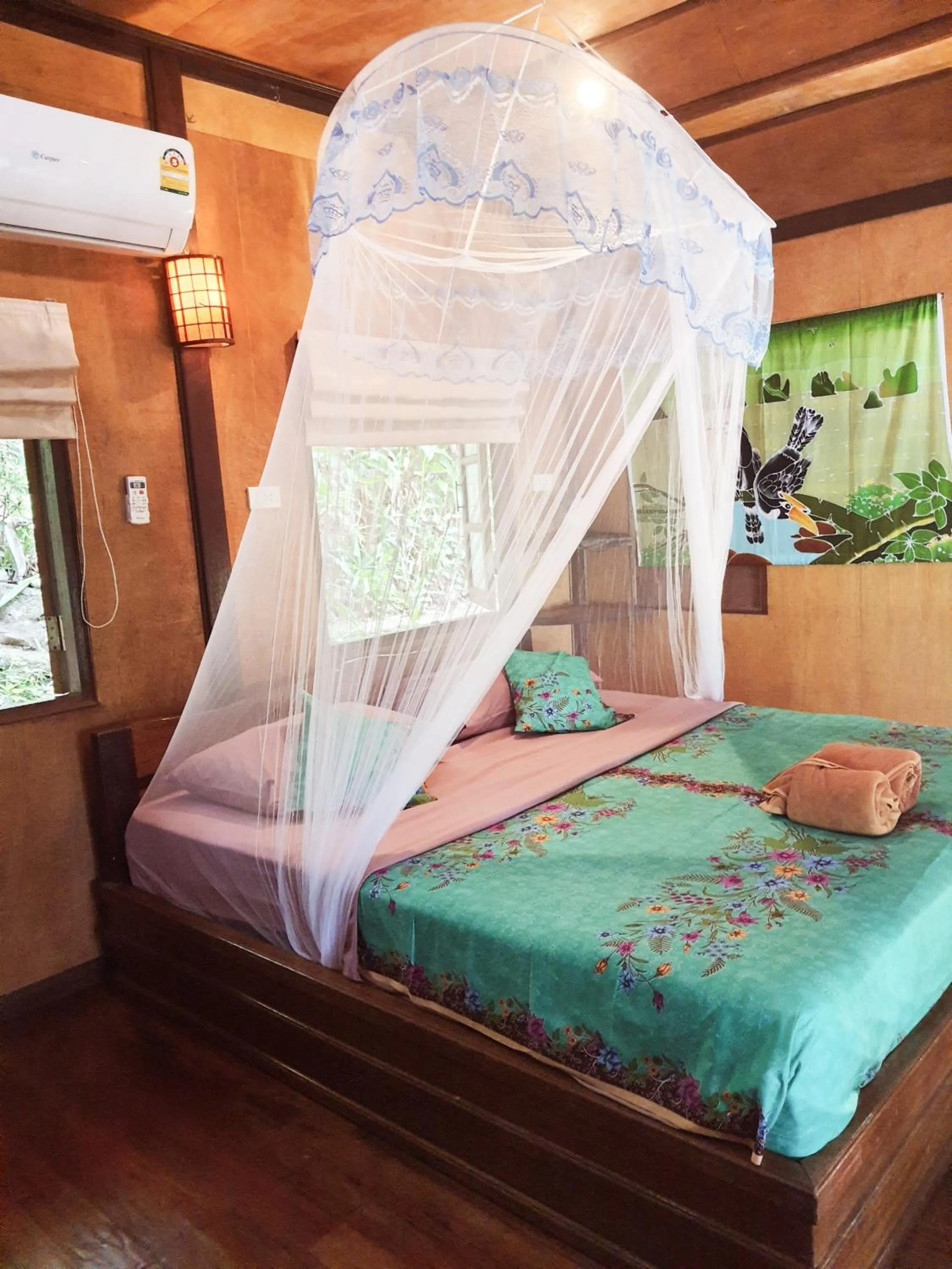 Bed in Sabai Corner Bungalows - SHA Extra Plus