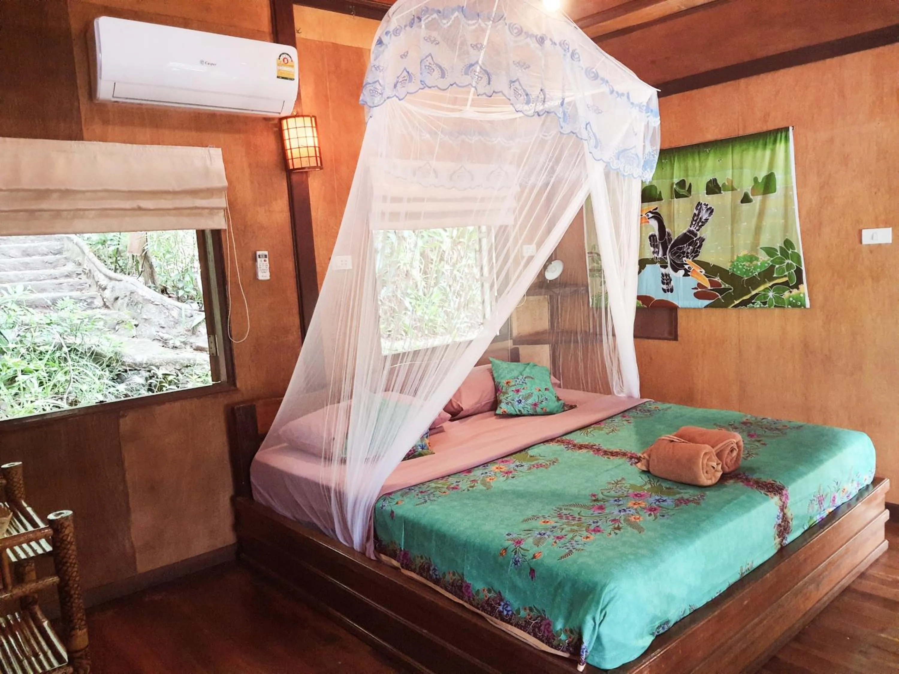 Bed in Sabai Corner Bungalows - SHA Extra Plus