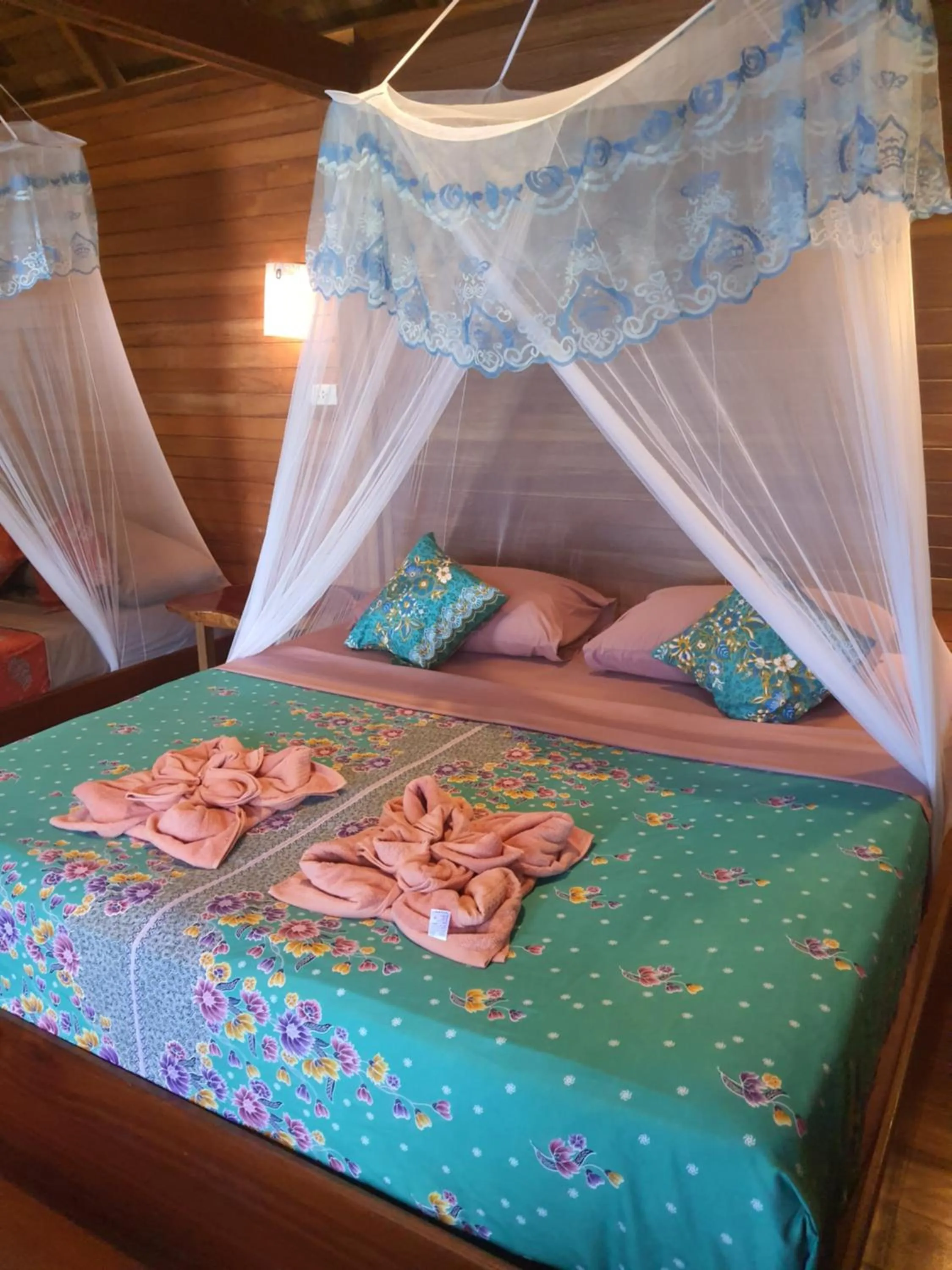 Bed in Sabai Corner Bungalows - SHA Extra Plus
