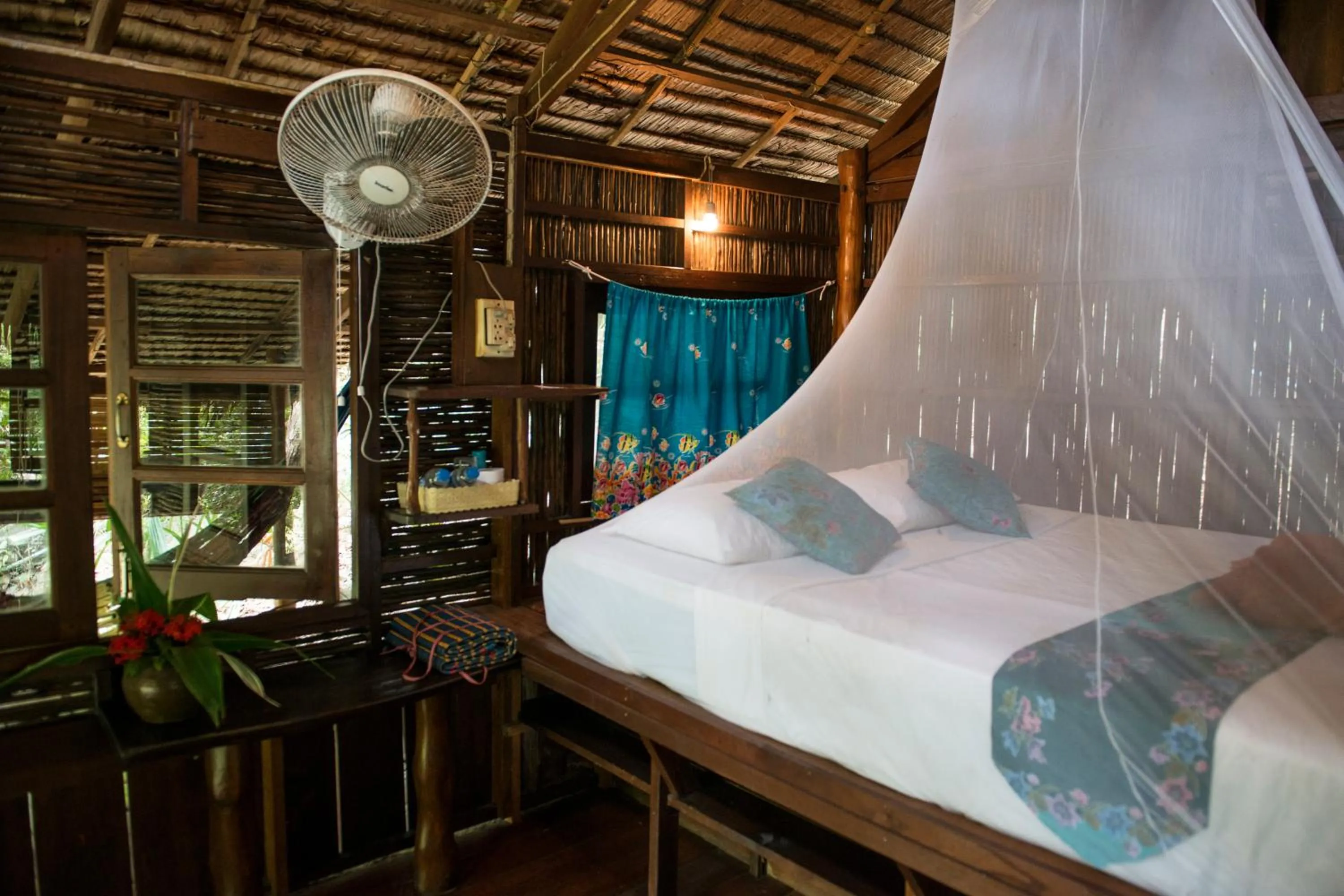 Bed in Sabai Corner Bungalows - SHA Extra Plus