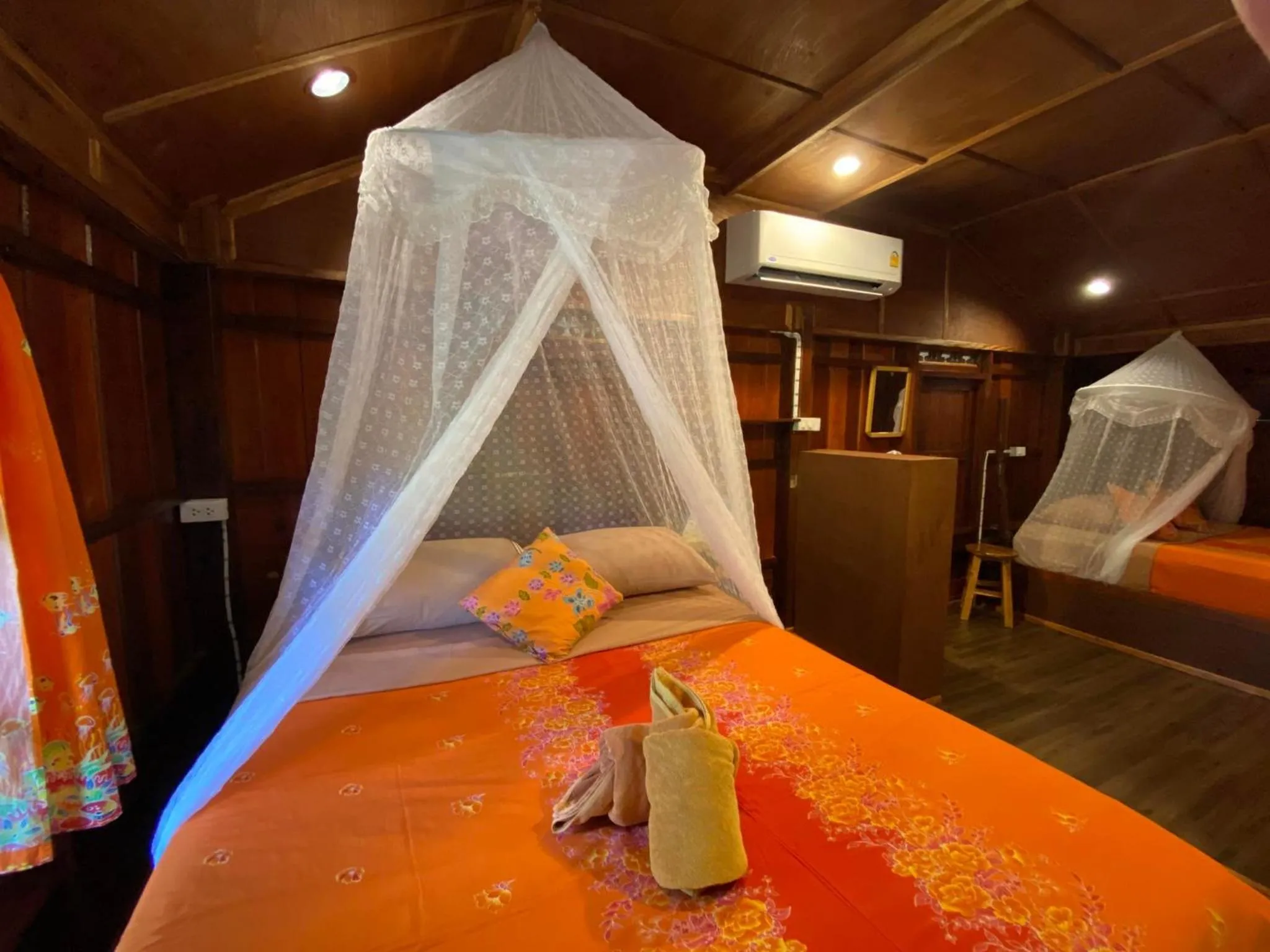 Bed in Sabai Corner Bungalows - SHA Extra Plus