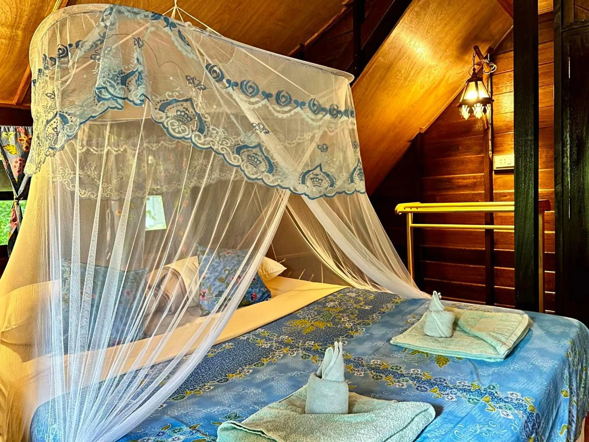 Bed in Sabai Corner Bungalows - SHA Extra Plus