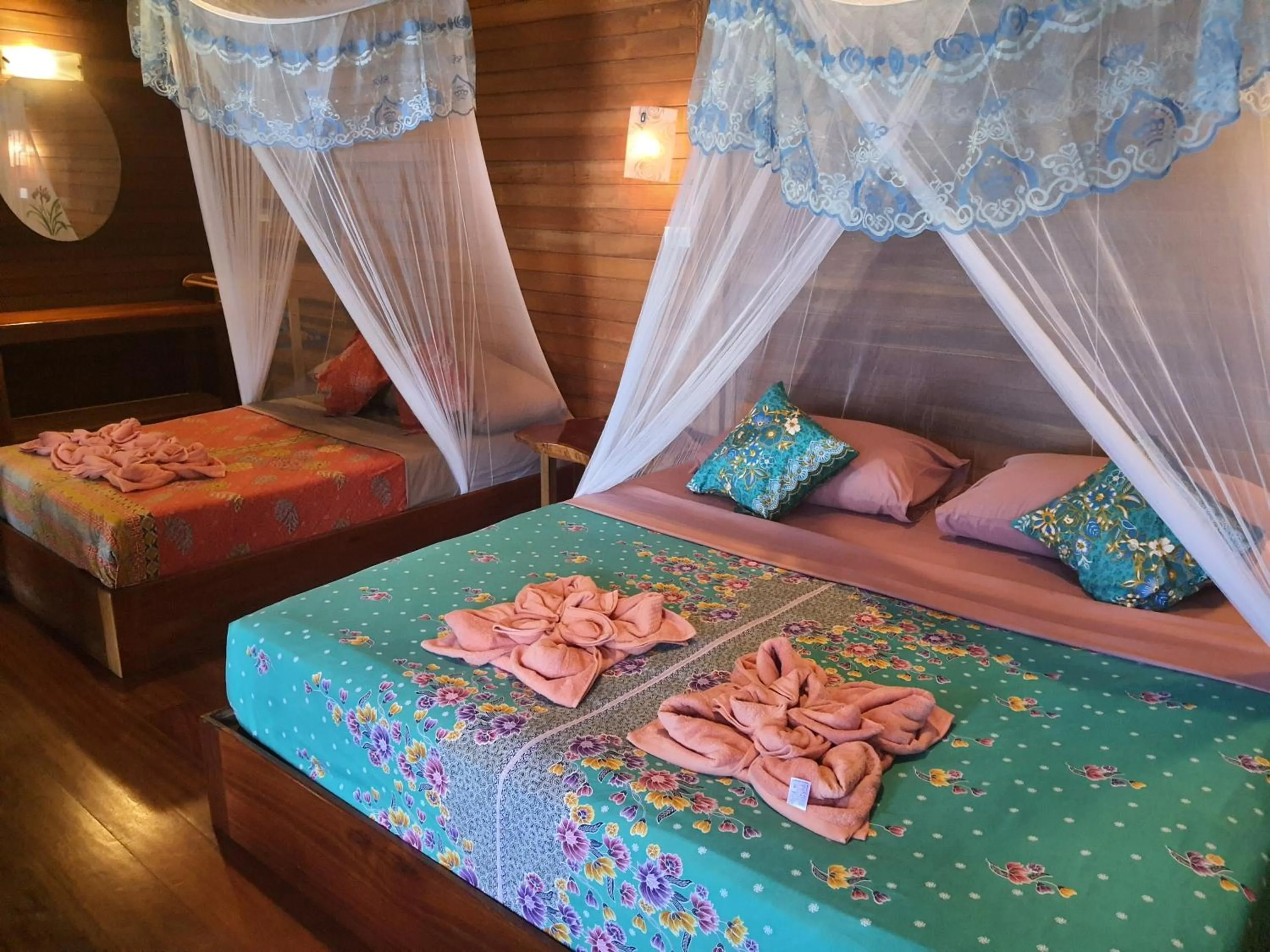 Bed in Sabai Corner Bungalows - SHA Extra Plus