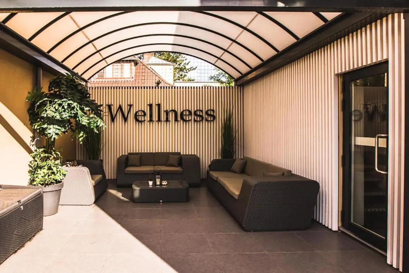 Seating area in Wellness Hasselt B&B