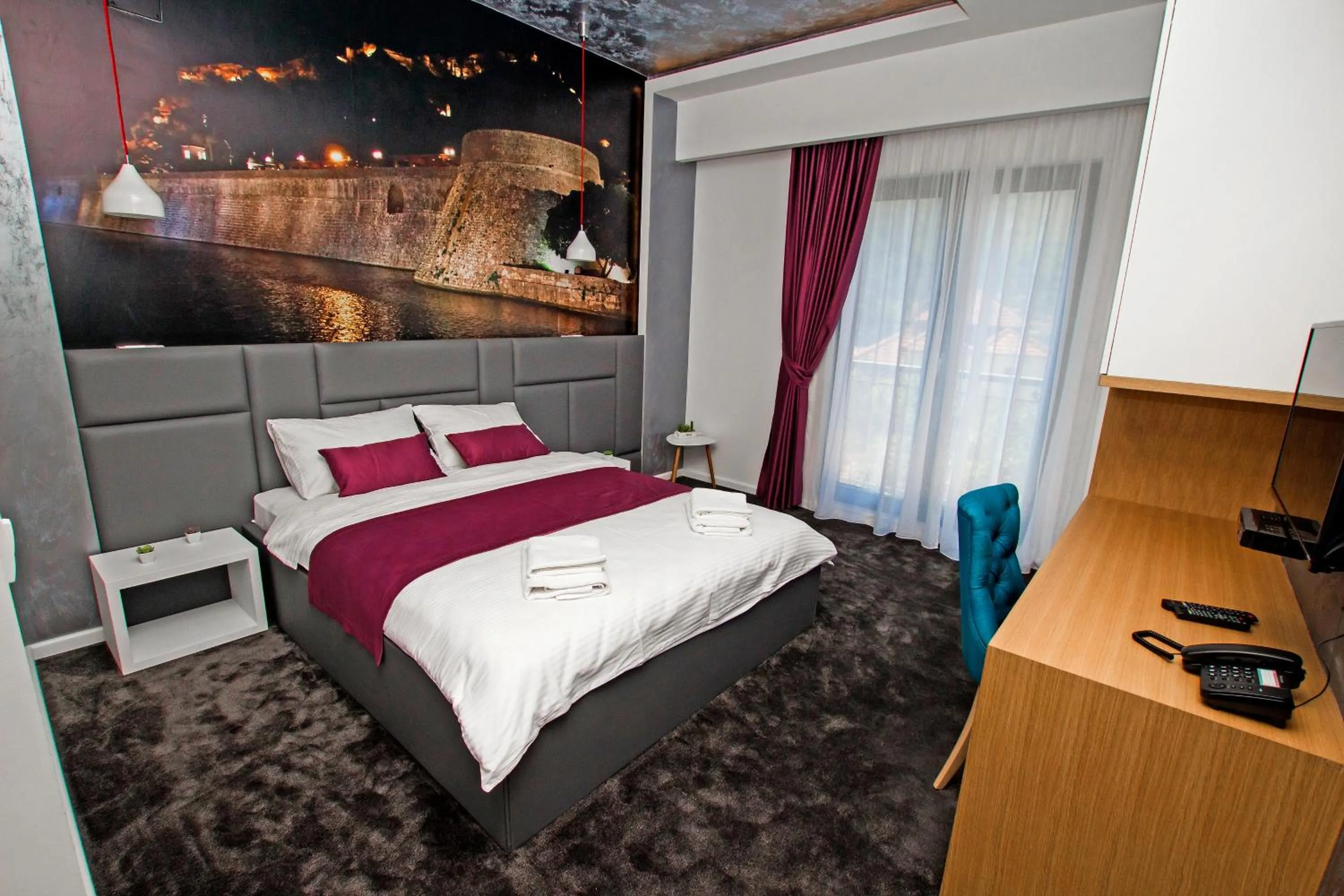 Bedroom, Bed in Hotel Alkima