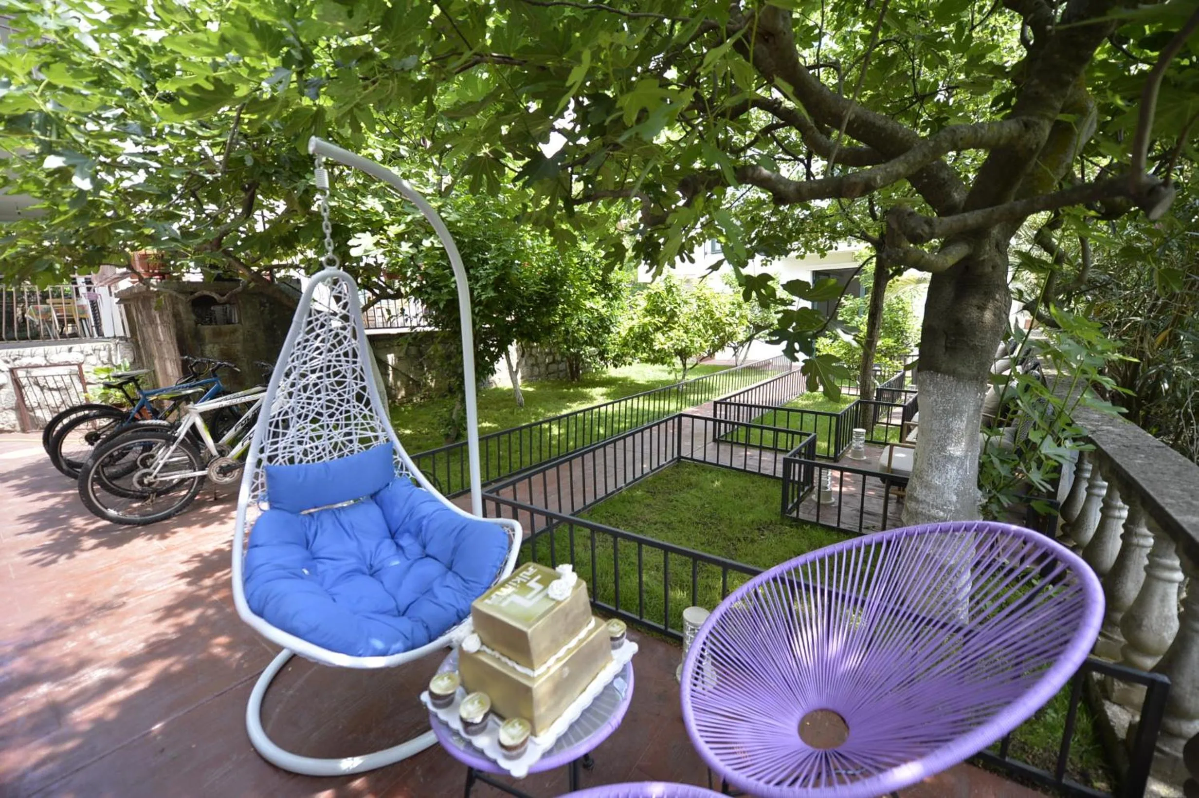 Garden in Hotel Alkima