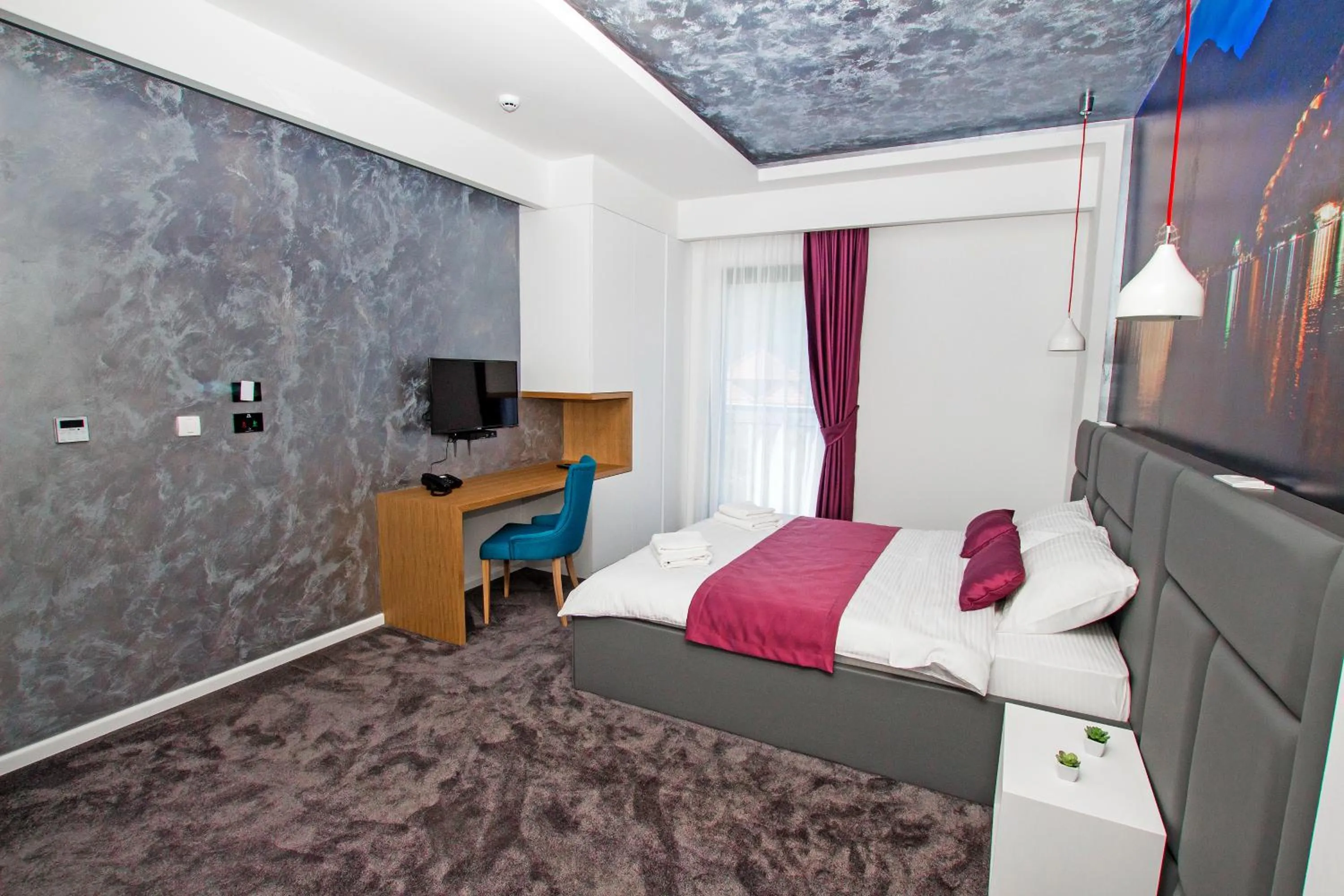 Bedroom, Bed in Hotel Alkima