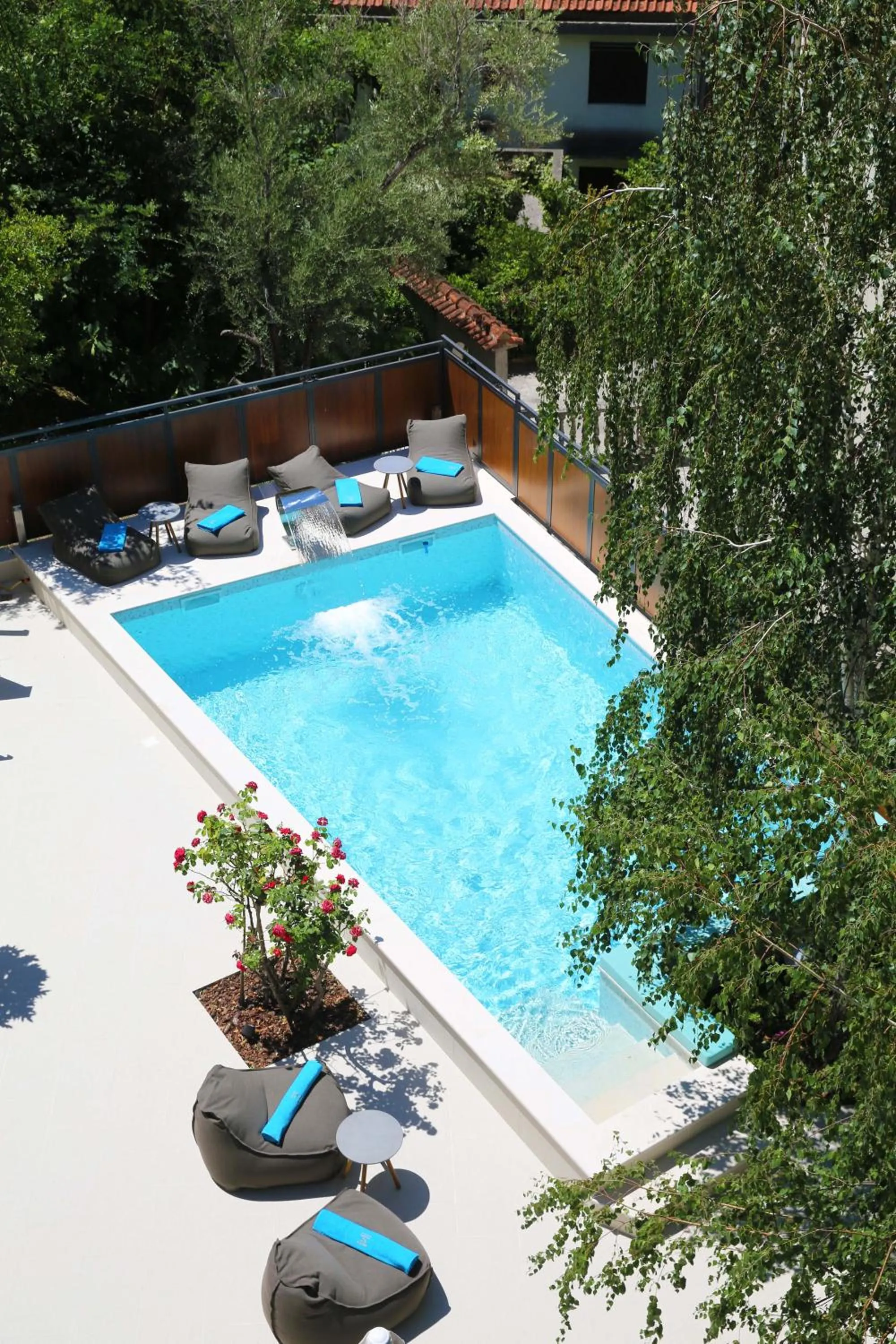 Pool view in Hotel Alkima