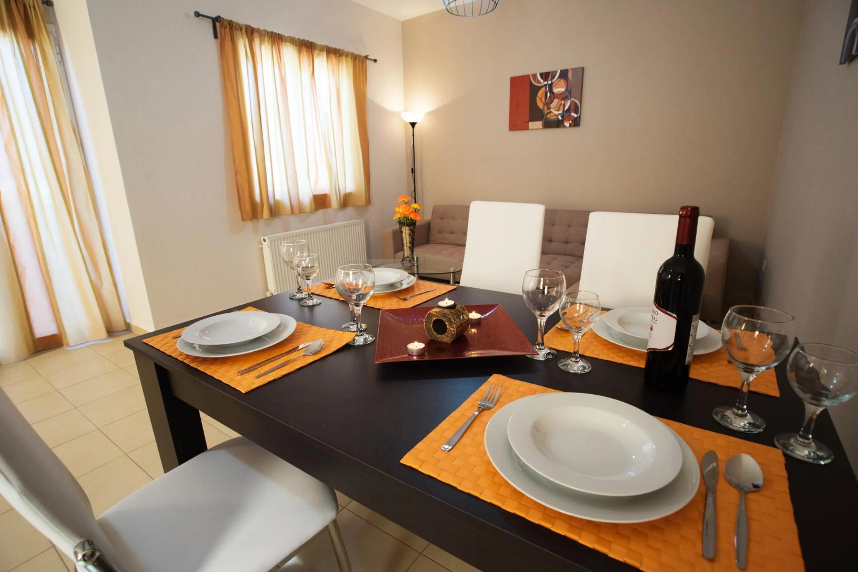 Living room in Naiades Luxury Apartments