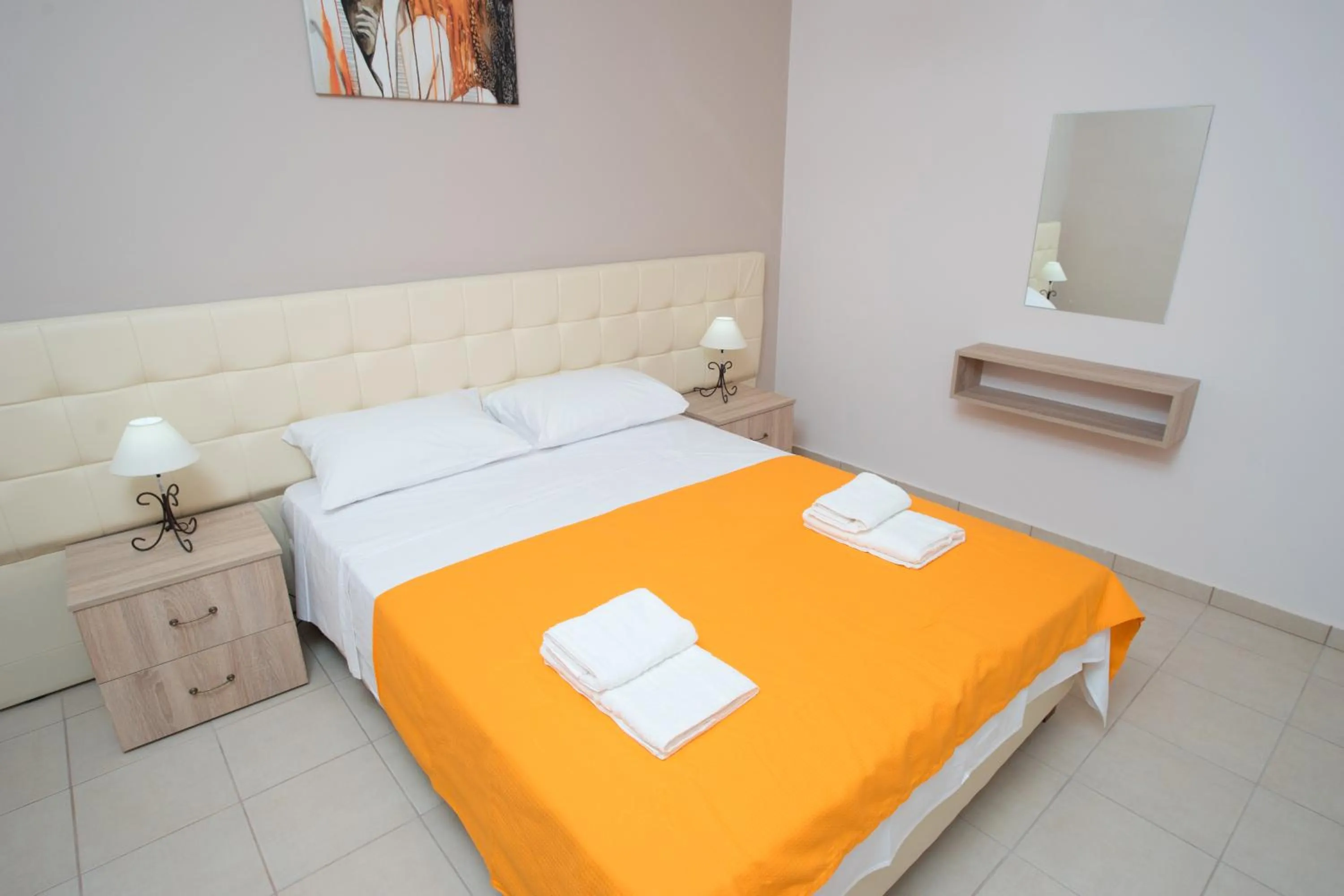 Bedroom in Naiades Luxury Apartments