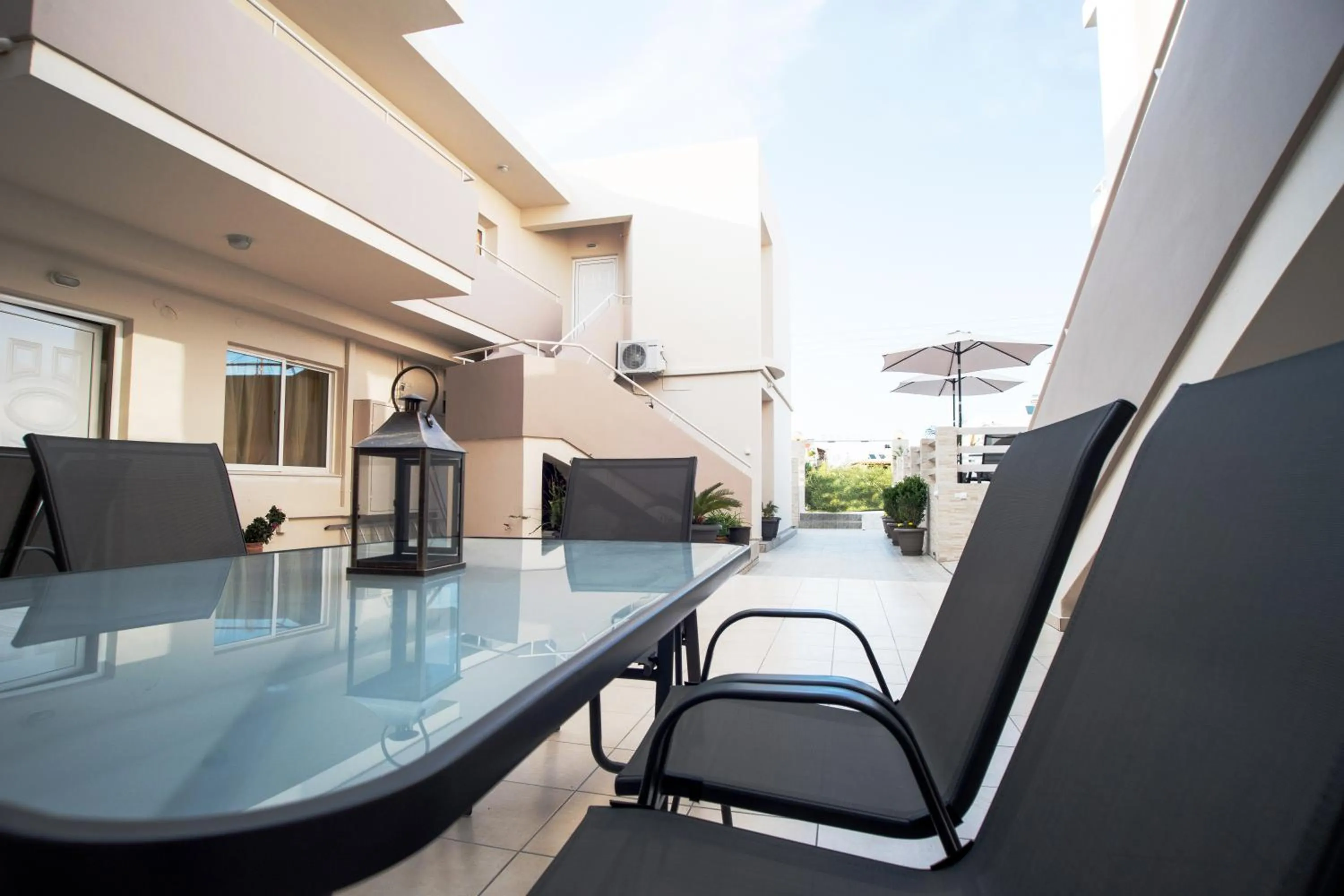 Patio in Naiades Luxury Apartments