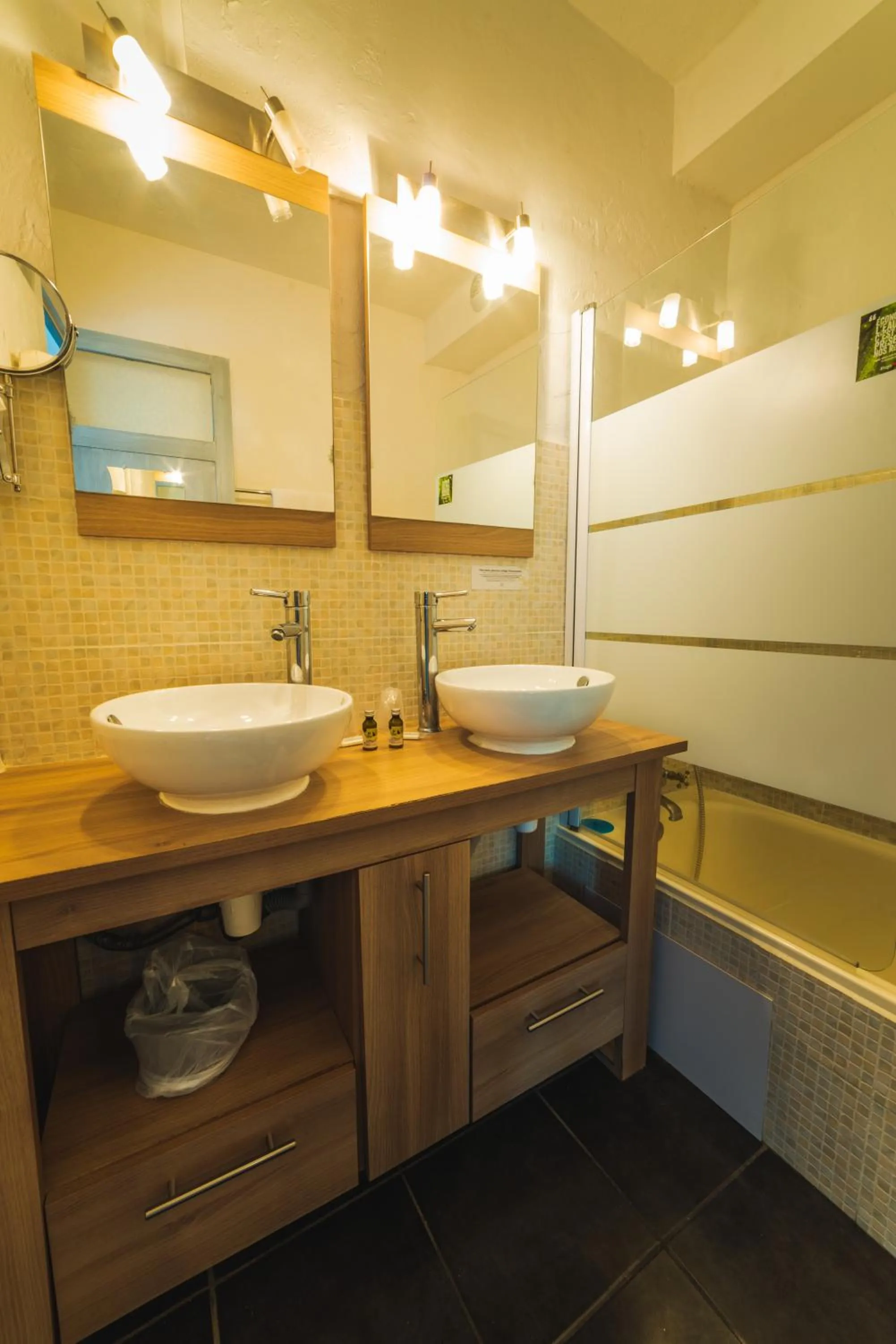 Bathroom in Logis Hôtels La Bastide des Golfs