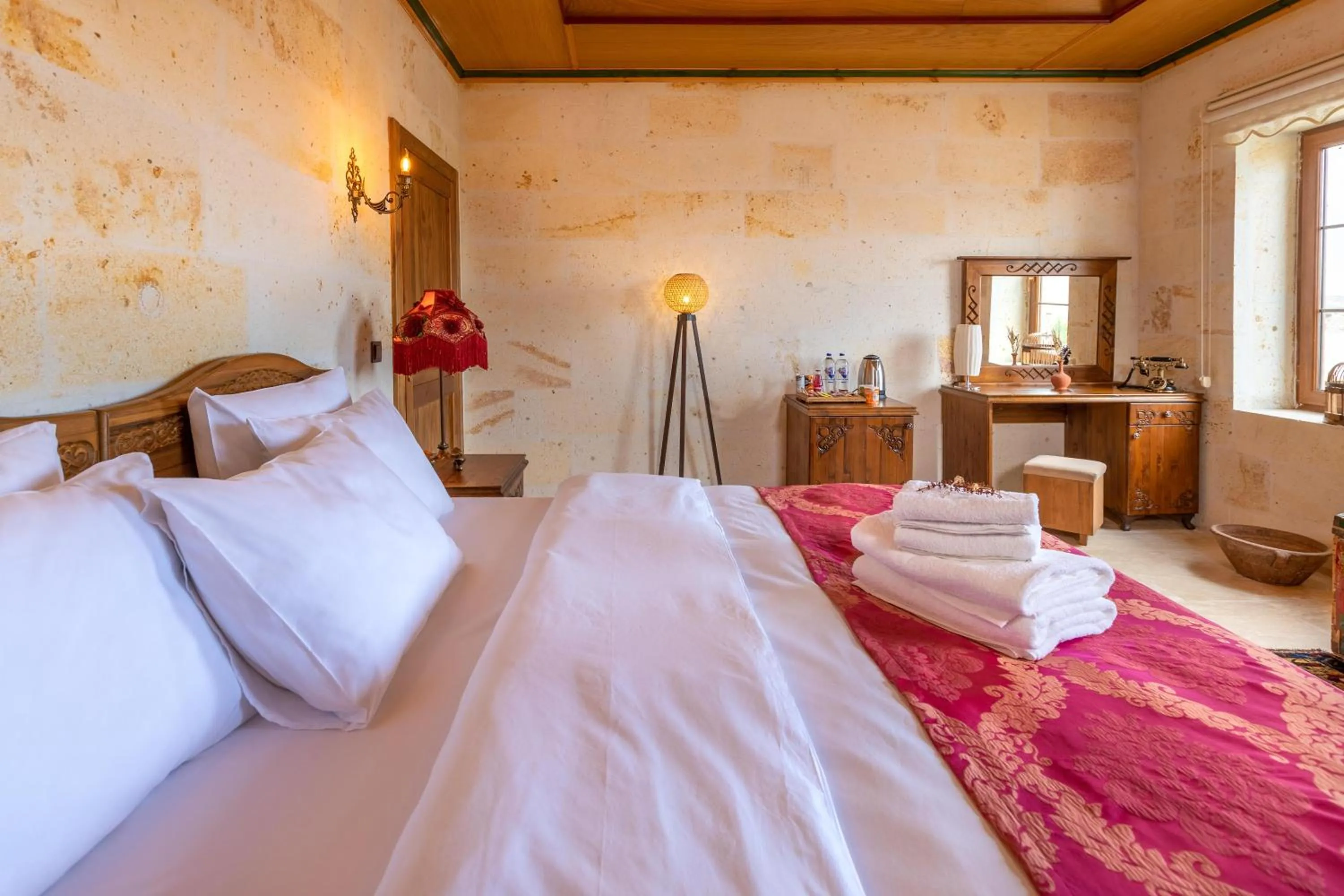 Bed in Esens Stone House