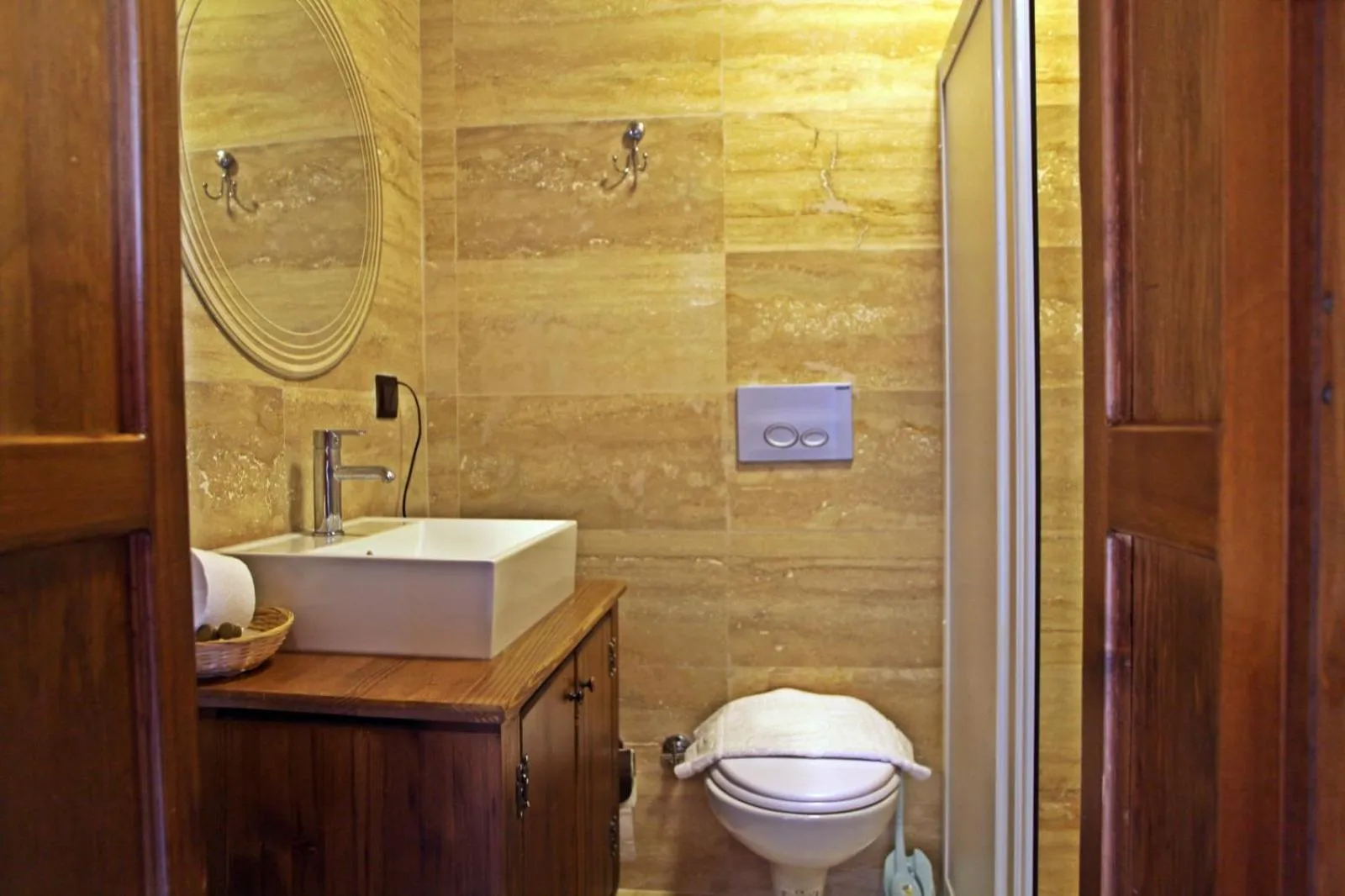 Bathroom in Esens Stone House