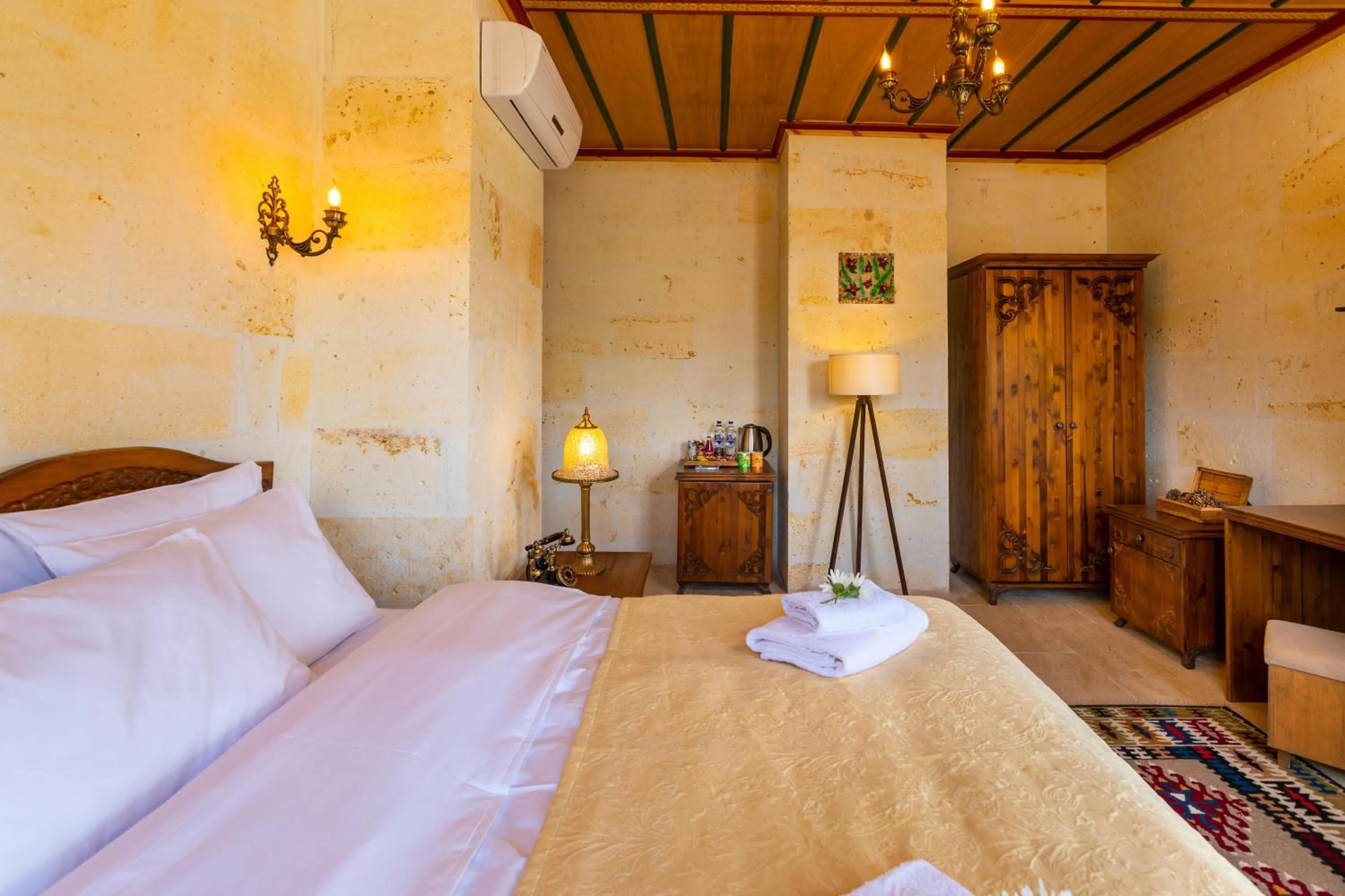 Bed in Esens Stone House