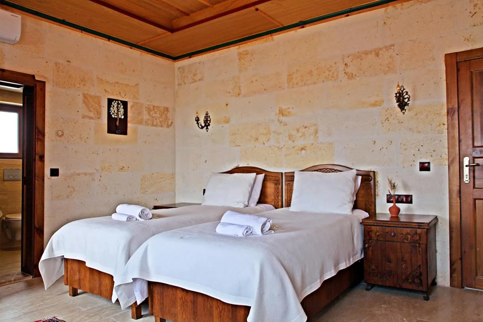 Bed in Esens Stone House